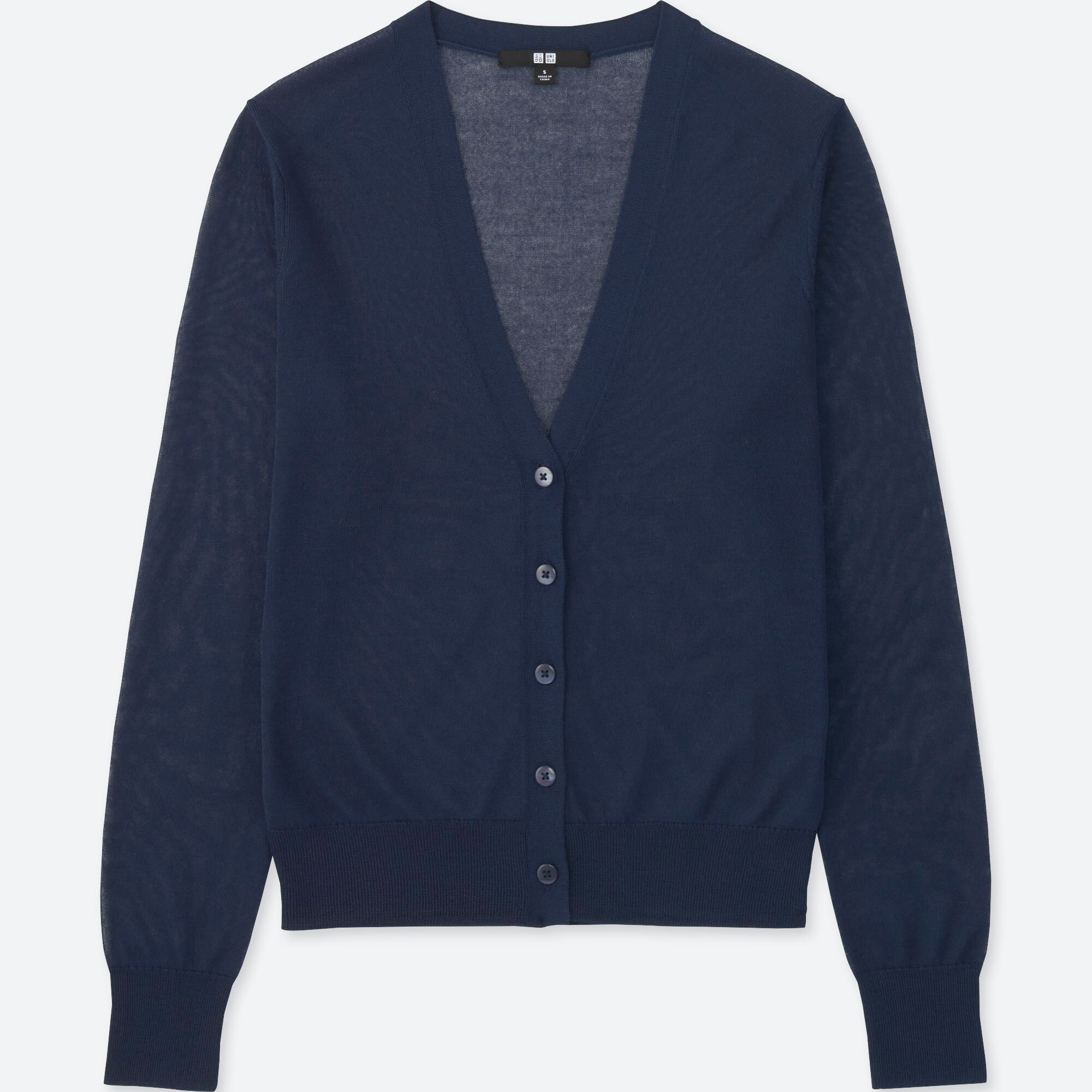 navy blue v neck cardigan womens