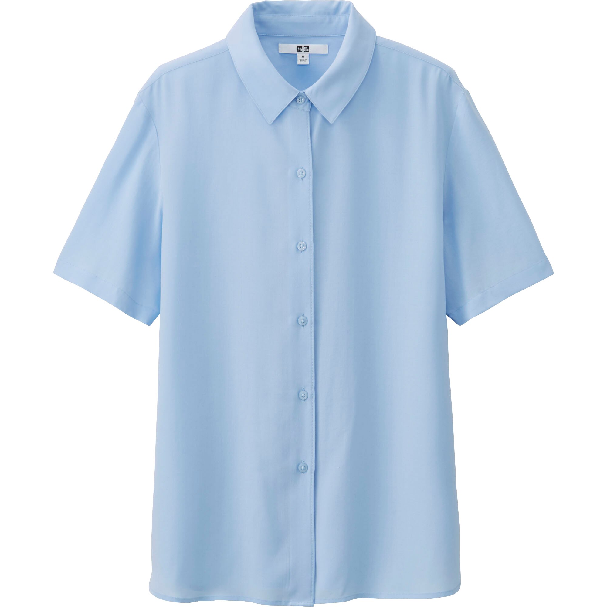 uniqlo white button up