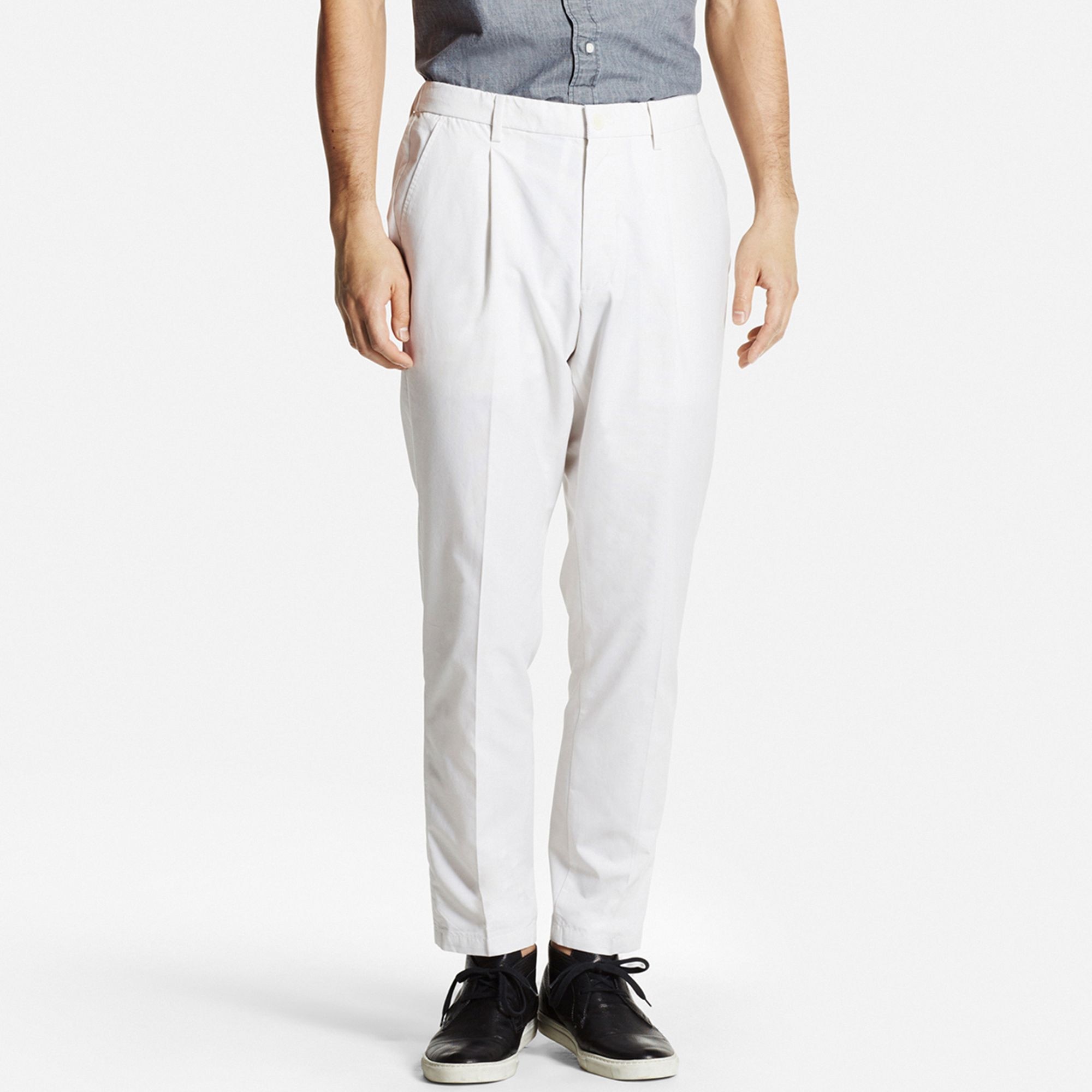 Men DRY Pleated Relaxed Fit Pants | UNIQLO US