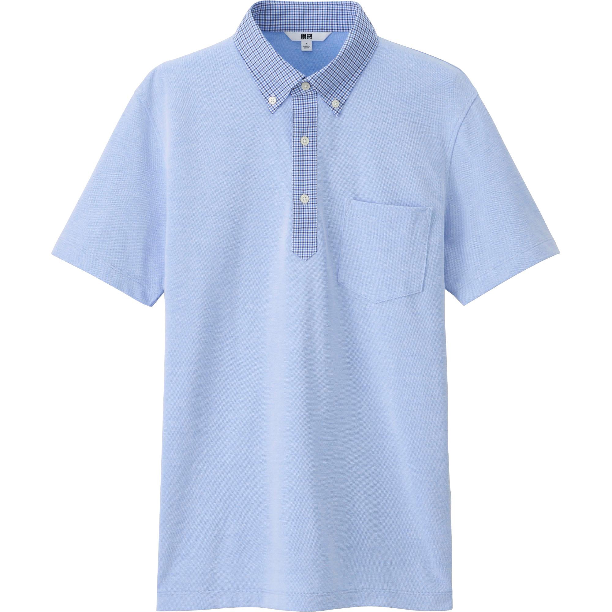 Men DRY COMFORT ButtonDown Collar Polo Shirt UNIQLO US