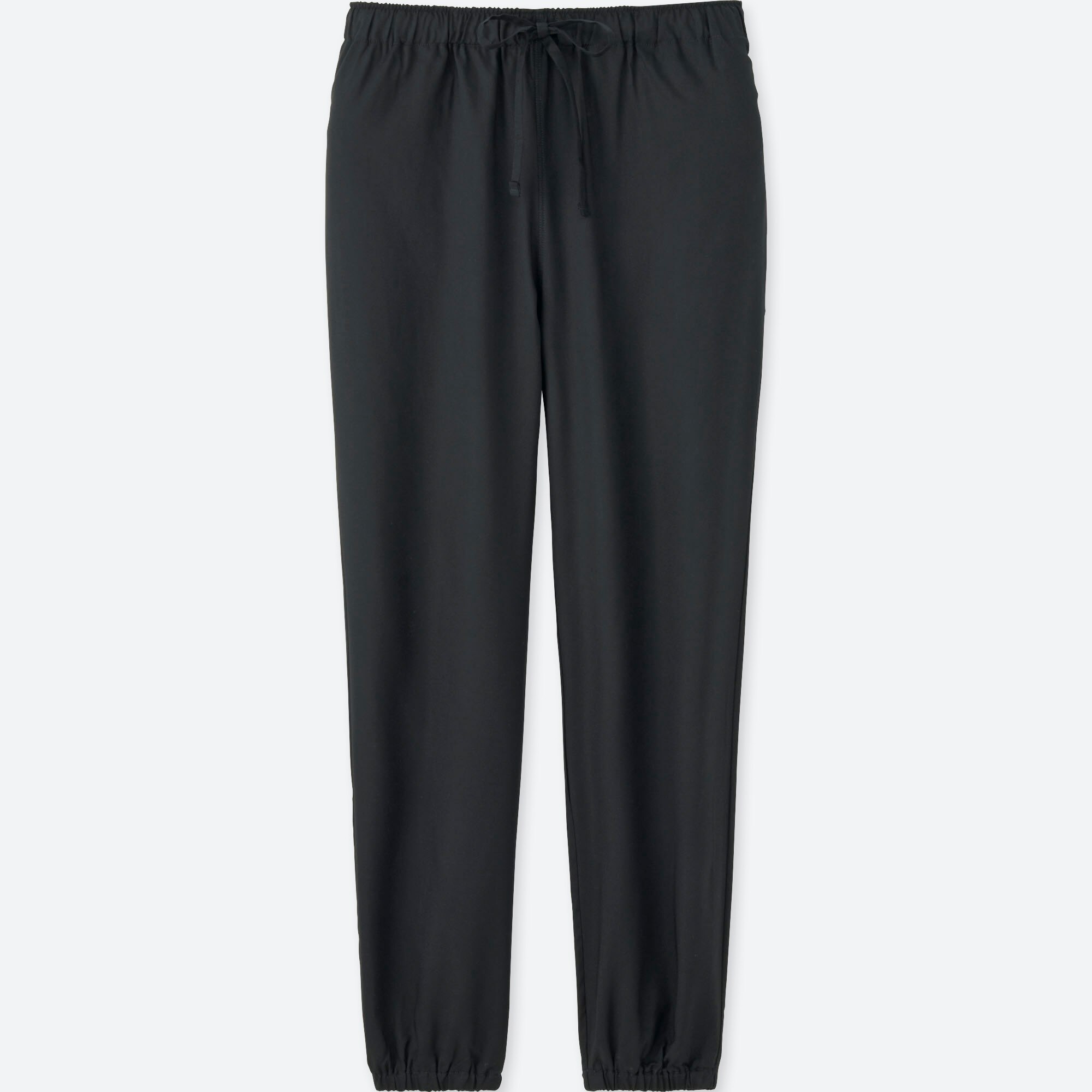 satin drape jogger pants uniqlo