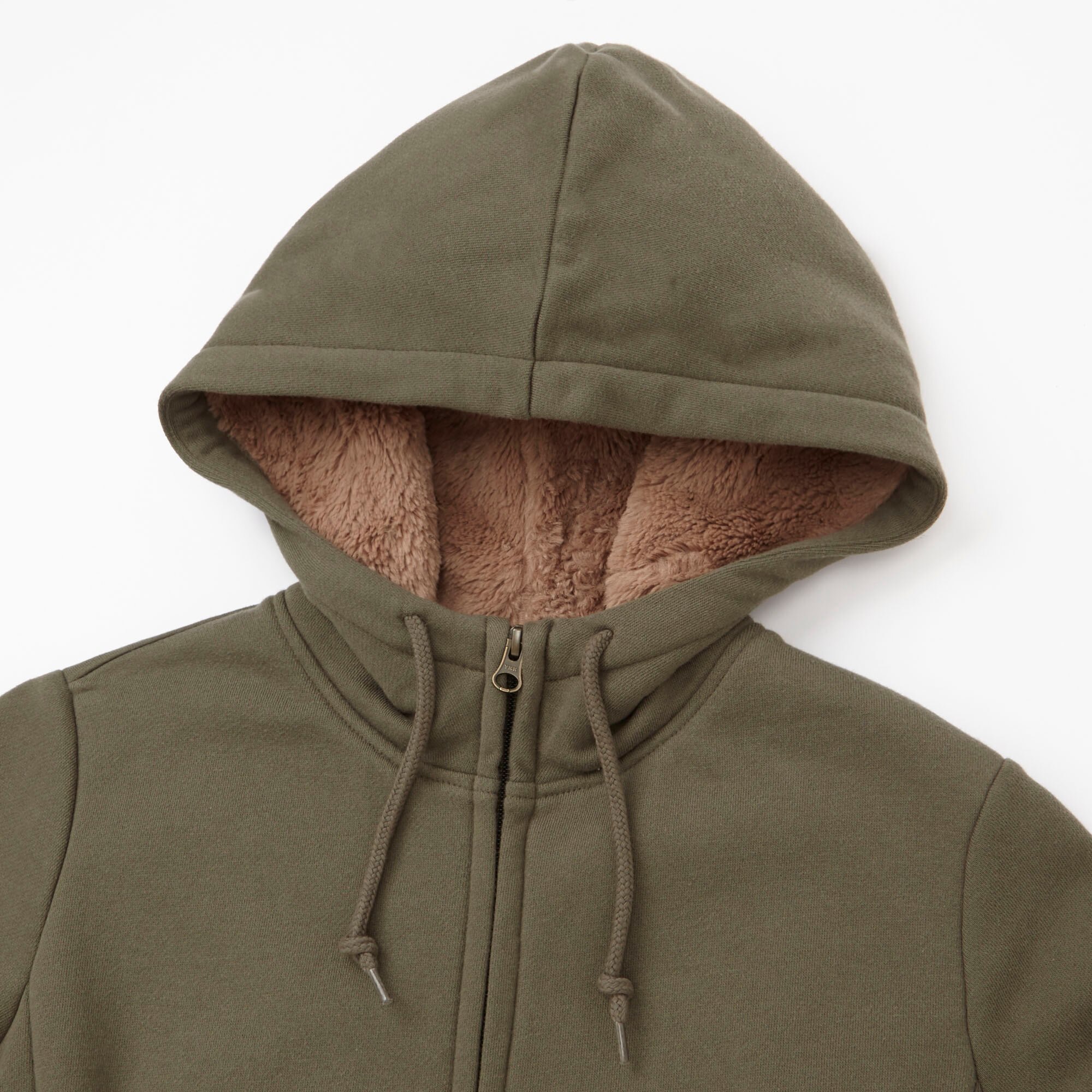 womens faux fur lined hoodie