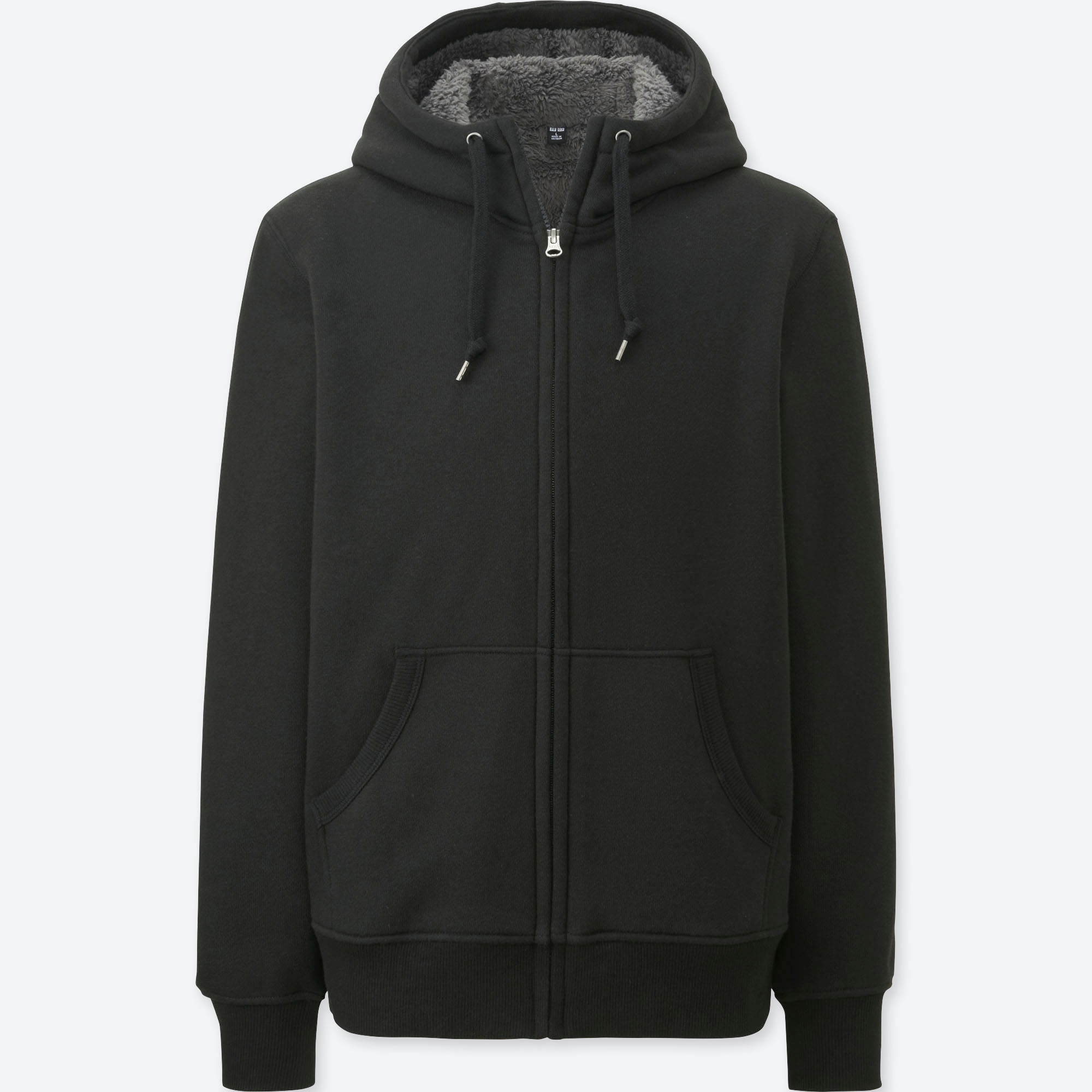 Uniqlo men's pile sales lined hoodie