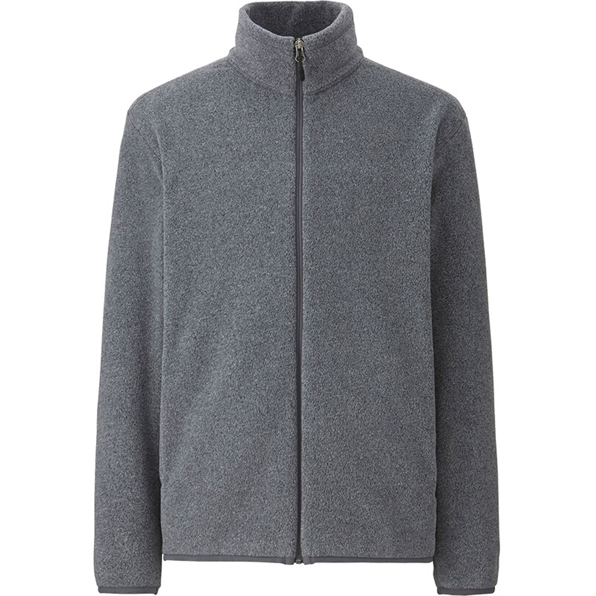uniqlo black fleece jacket