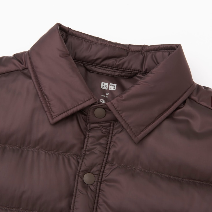 mens down shirt jacket