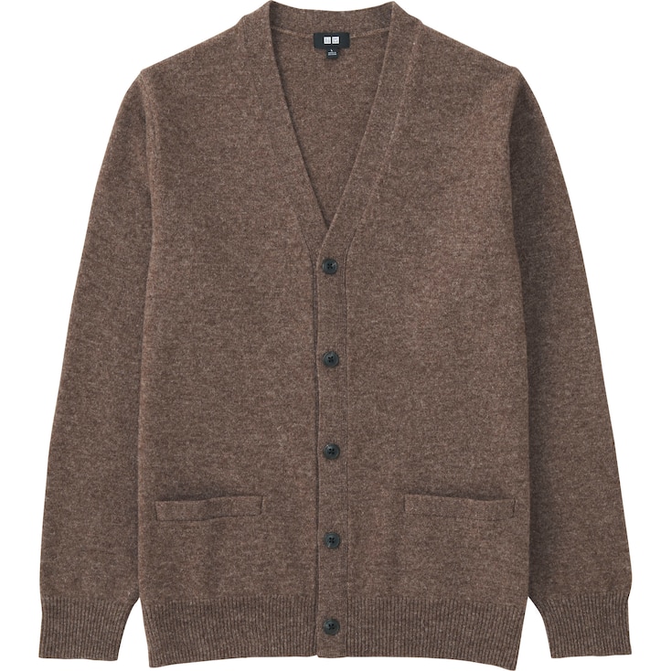 Uniqlo Cardigan Col V Laine D Agneau Homme Stylehint