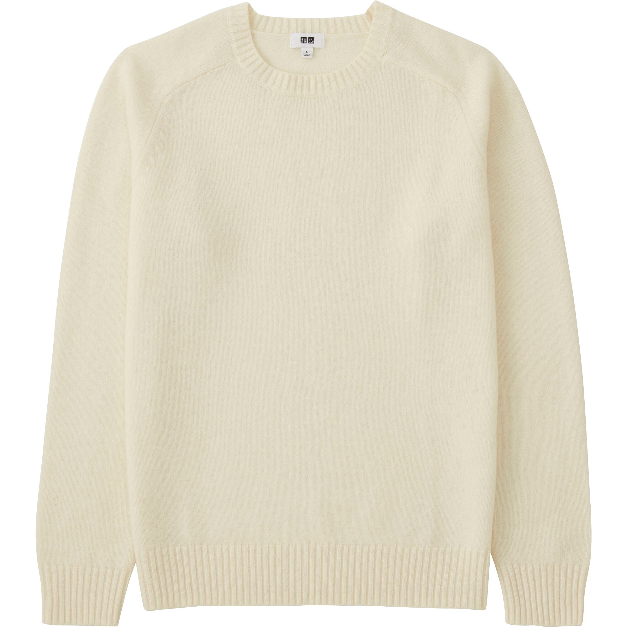 uniqlo lambswool crew neck sweater