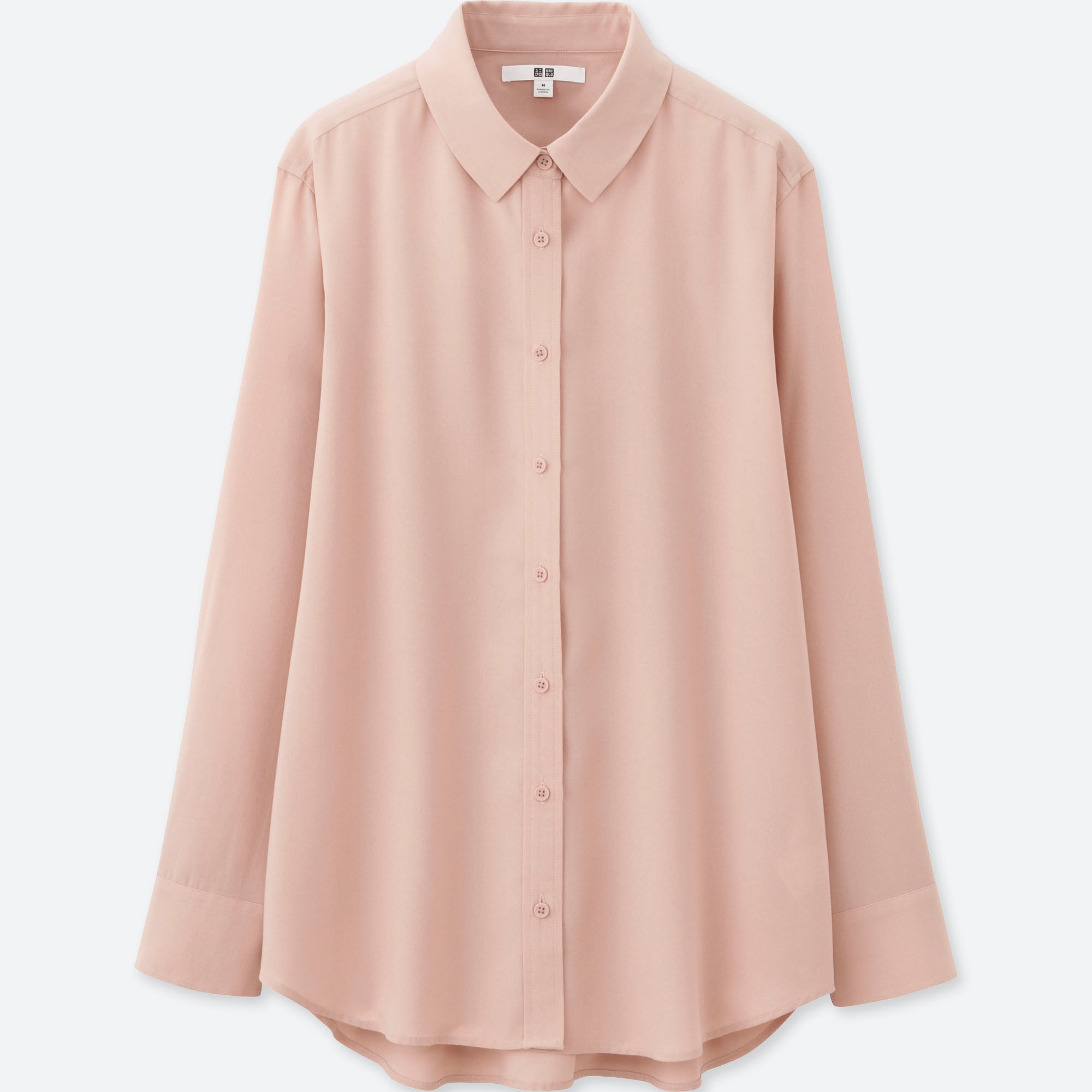 Fisher uniqlo rayon long sleeve blouse top wear