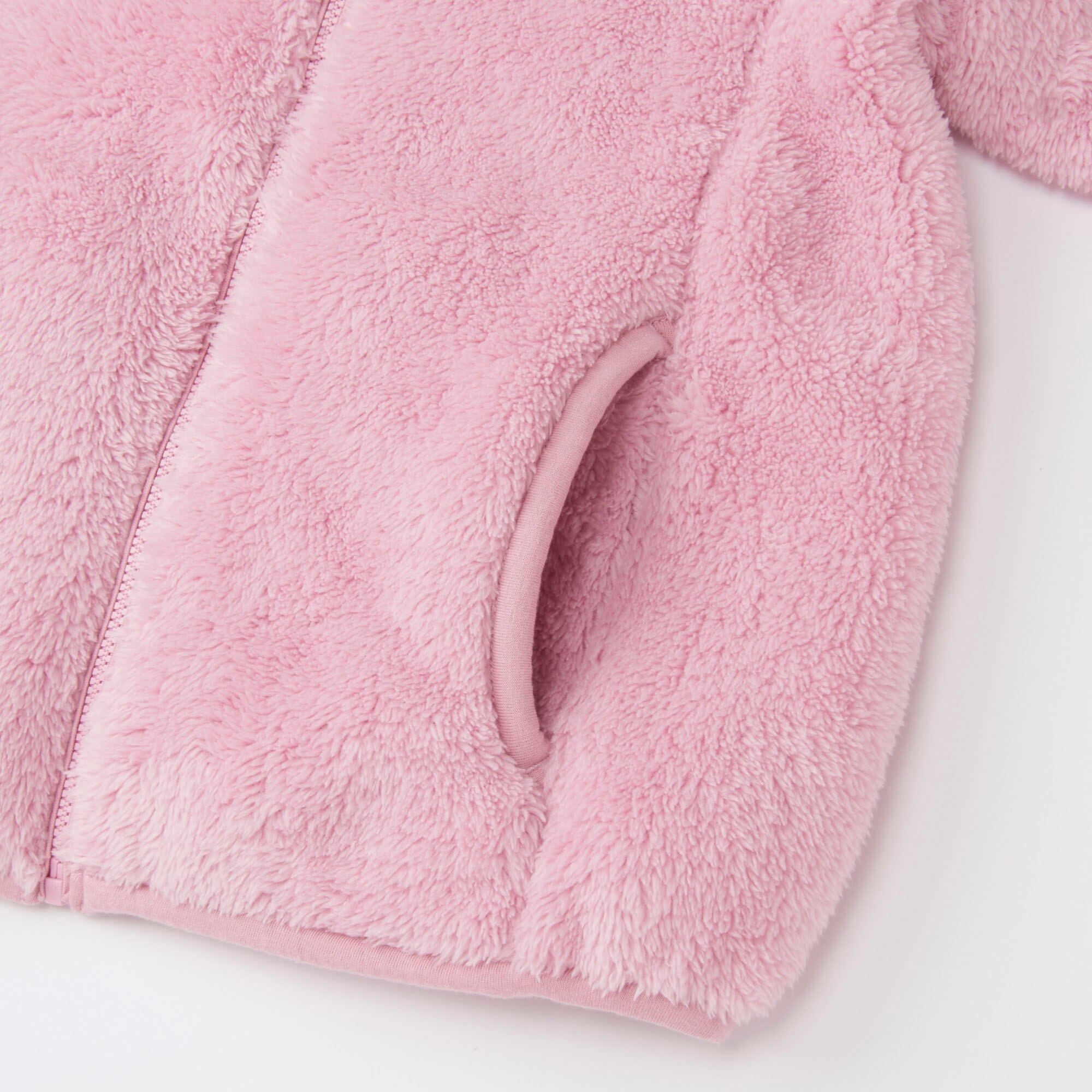 GIRLS FLUFFY YARN FLEECE LONG SLEEVE JACKET | UNIQLO US