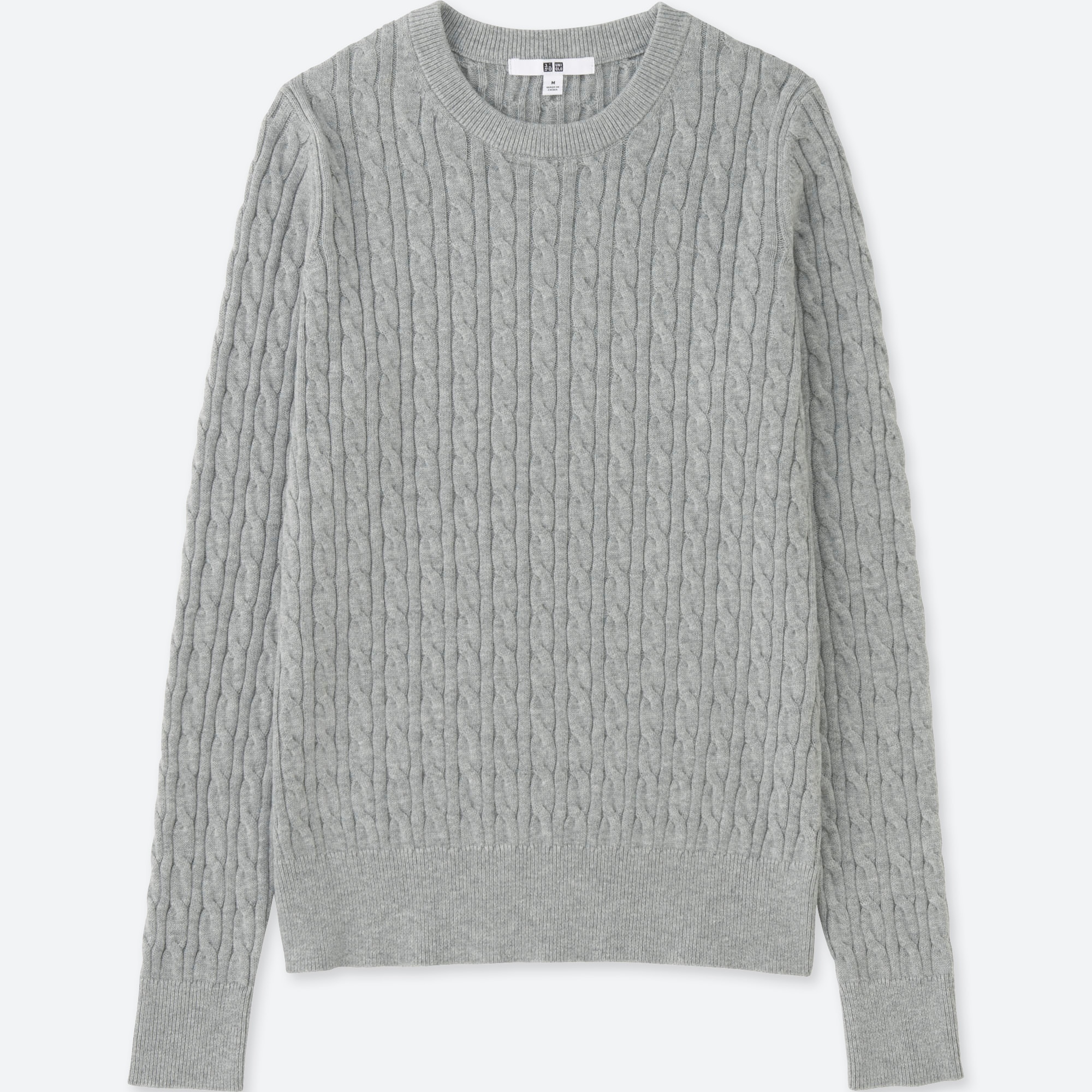 grey knit sweater