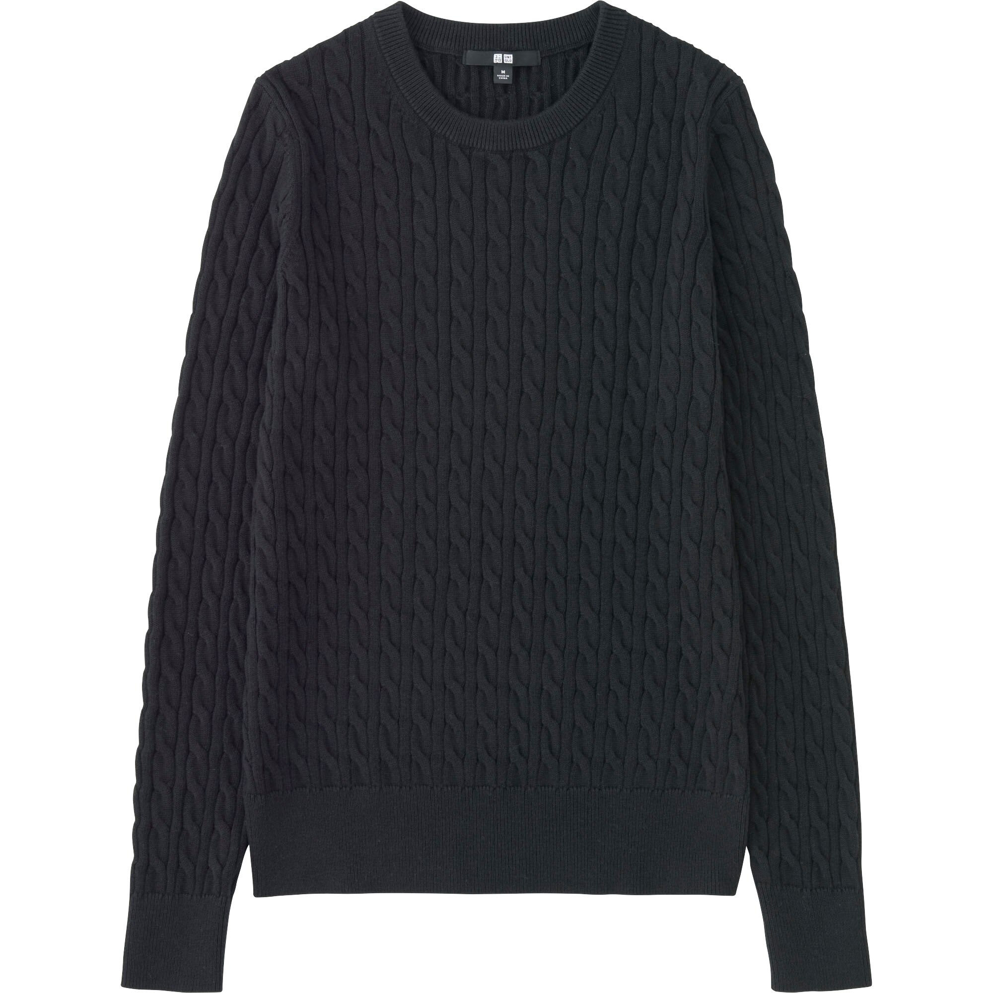 uniqlo cable knit sweater