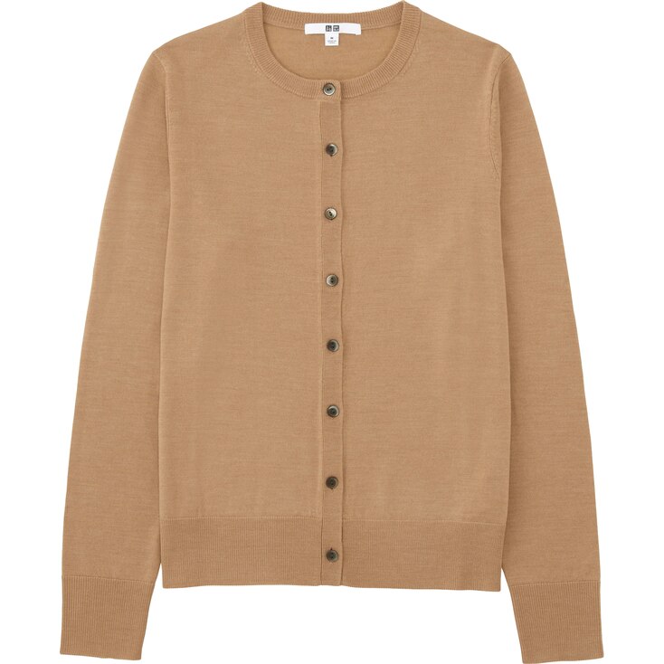 UNIQLO WOMEN Cashmere Crew Neck Cardigan StyleHint
