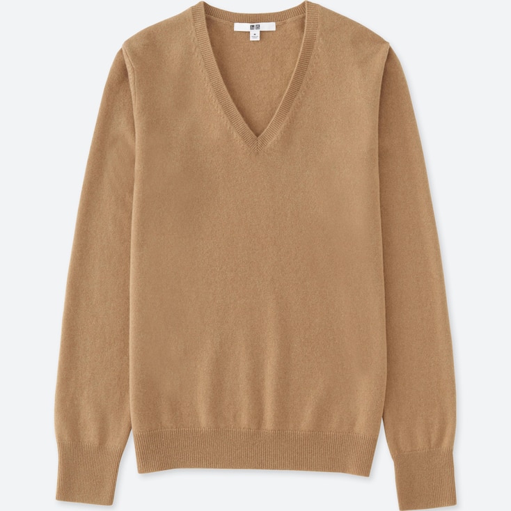 UNIQLO 100% Extra Fine Merino V Neck Jumper (2020 Season) | StyleHint