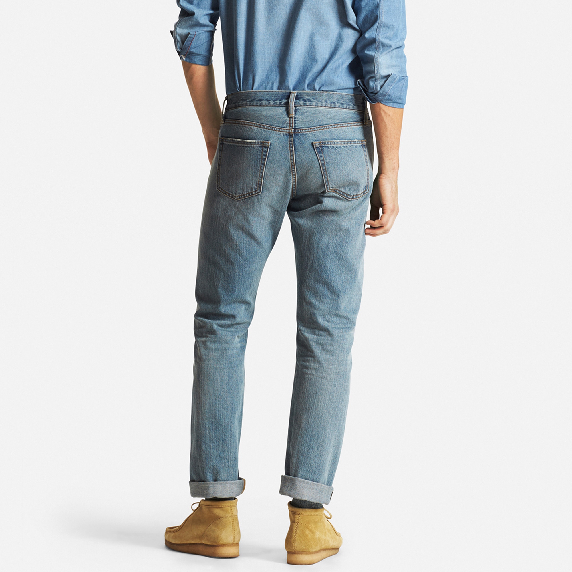 Men's Selvedge Regular Fit Jeans | UNIQLO US