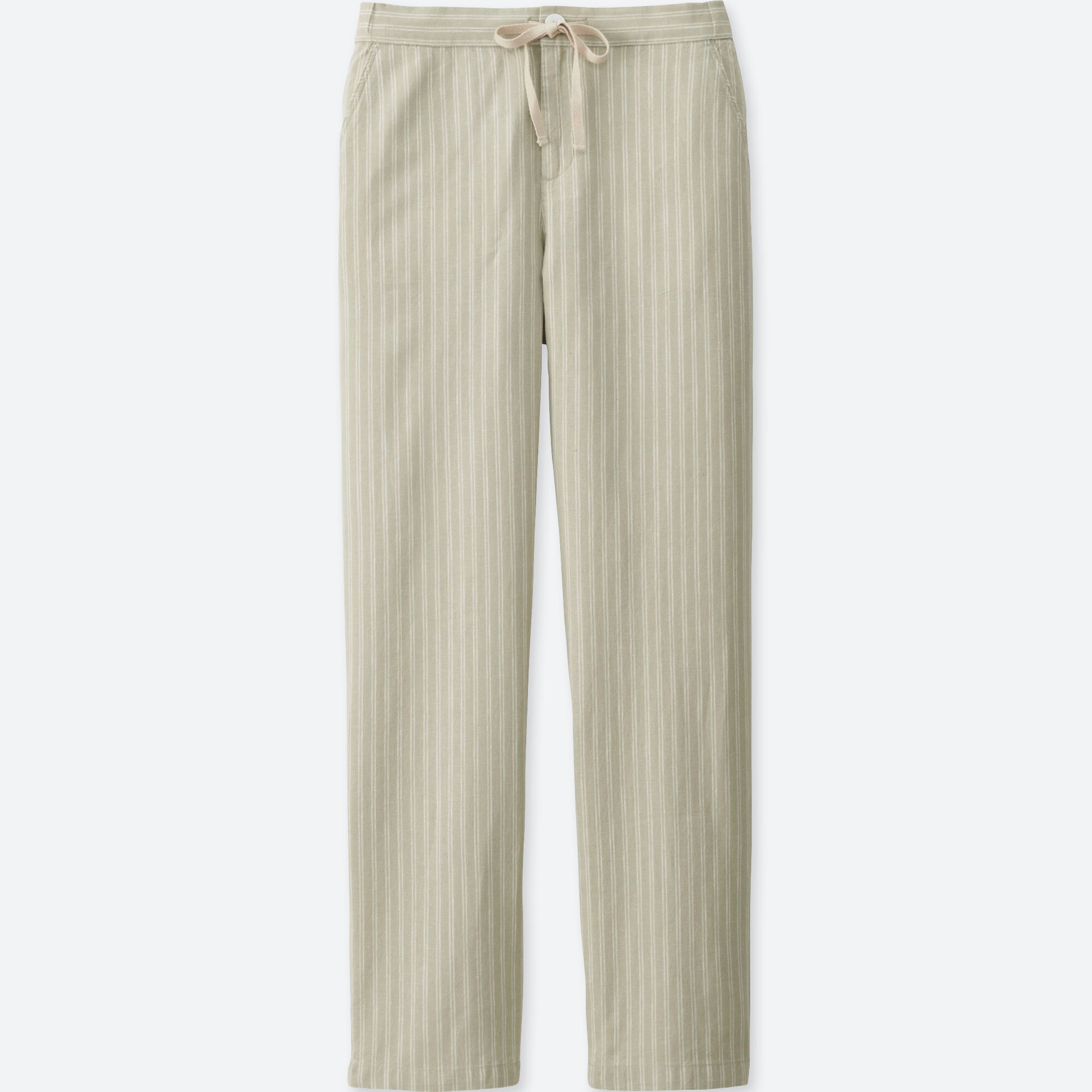 Women Cotton Linen Relaxed Pants | UNIQLO US