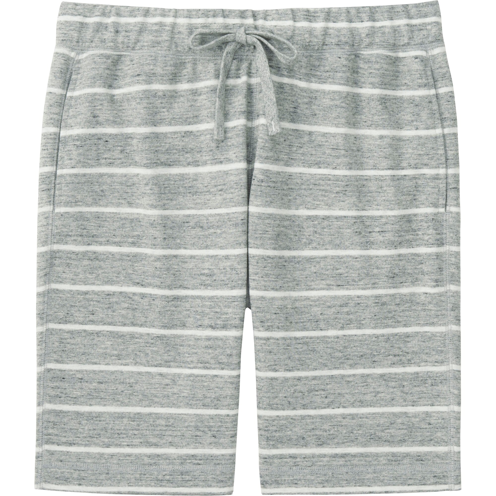 Mens white elastic waist shorts Clearance