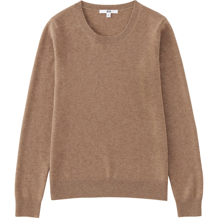 UNIQLO WOMEN PREMIUM LAMBSWOOL CREW NECK JUMPER StyleHint