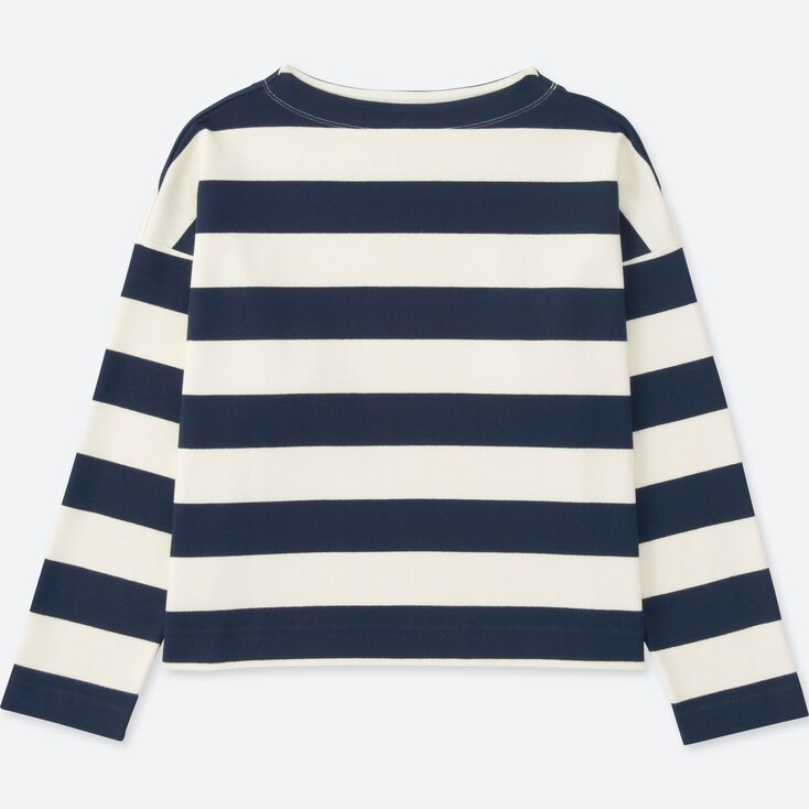 Download Women Striped Long Sleeve Mock Neck T-Shirt | UNIQLO US