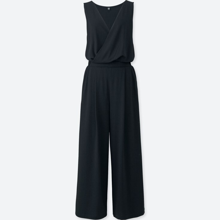 Uniqlo Women V Neck Jumpsuit Stylehint