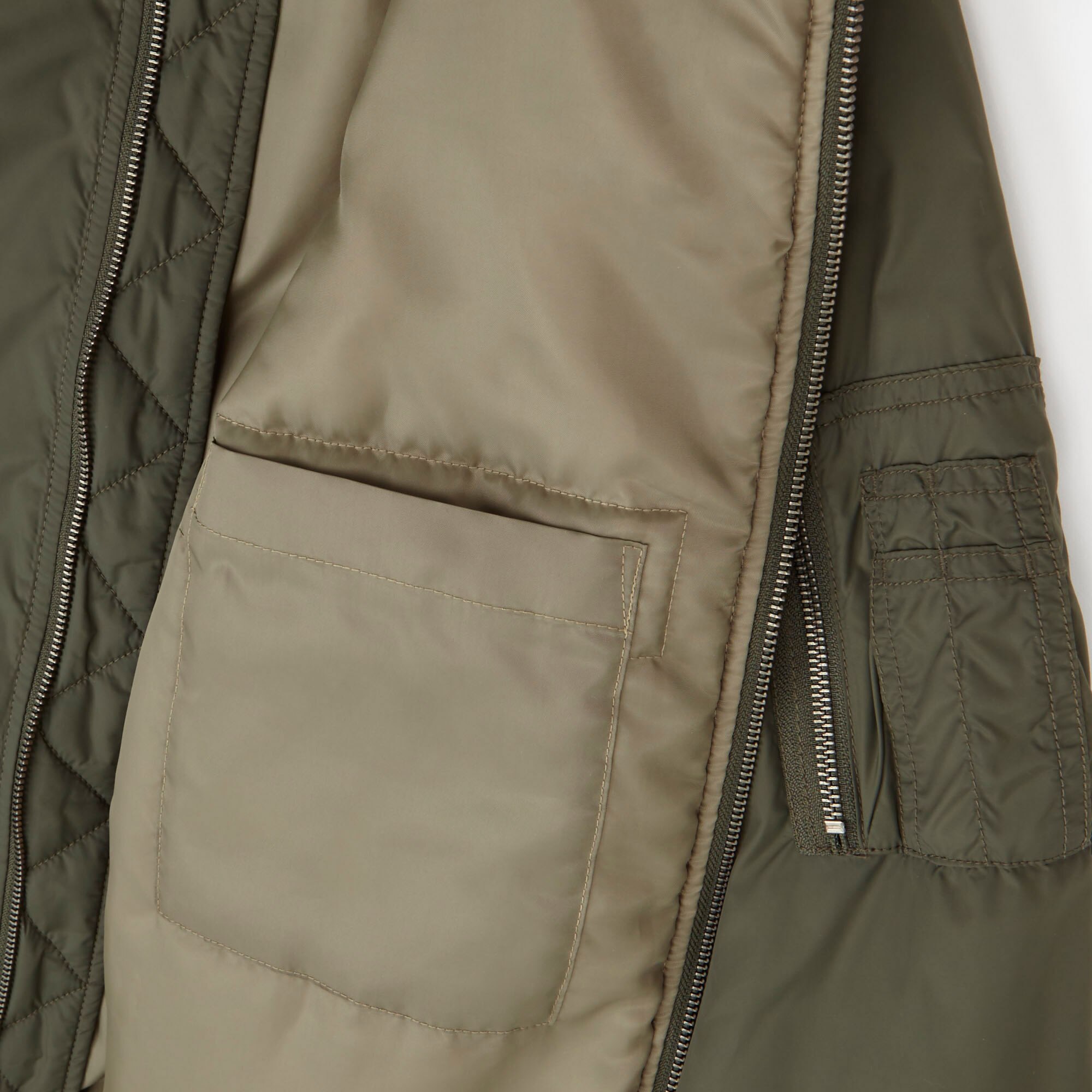 mens long bomber jacket