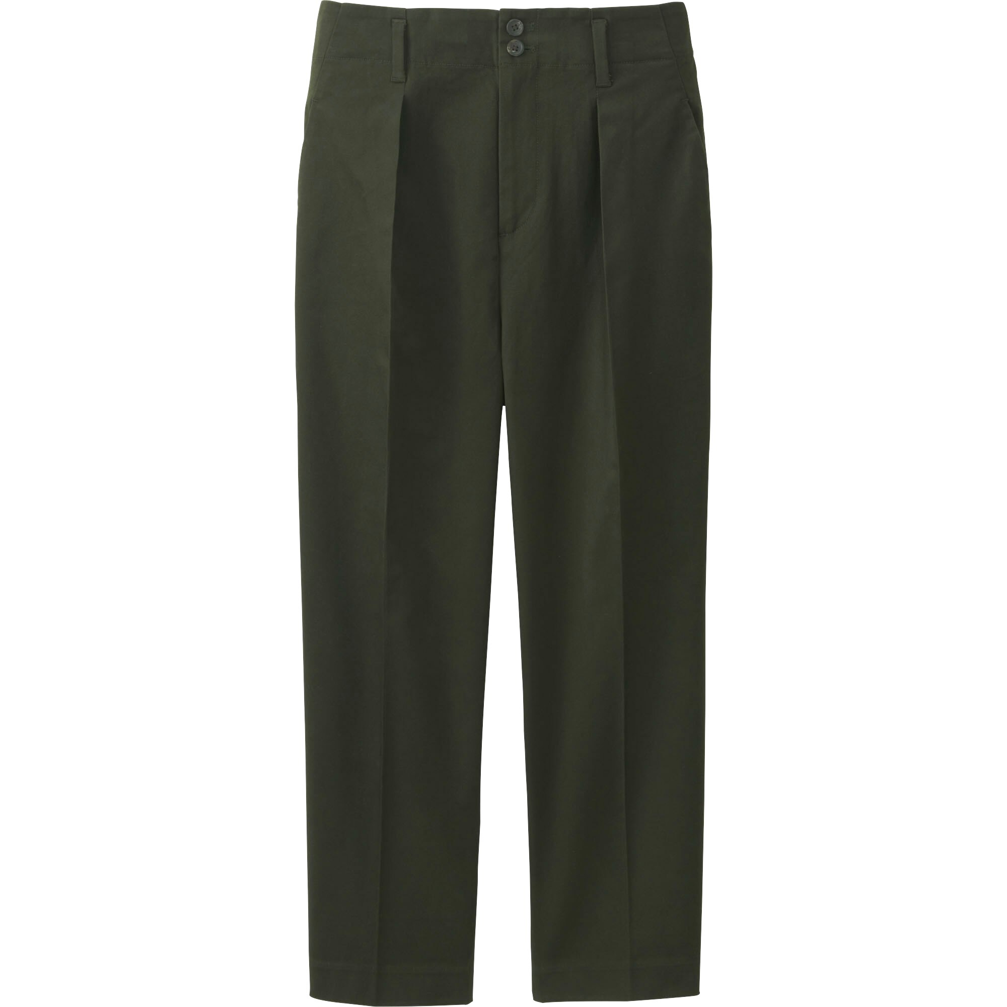 uniqlo wide tapered jeans