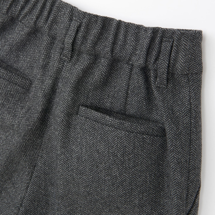 WOMEN WOOL BLEND WIDE LEG TAPERED ANKLE PANTS | UNIQLO US