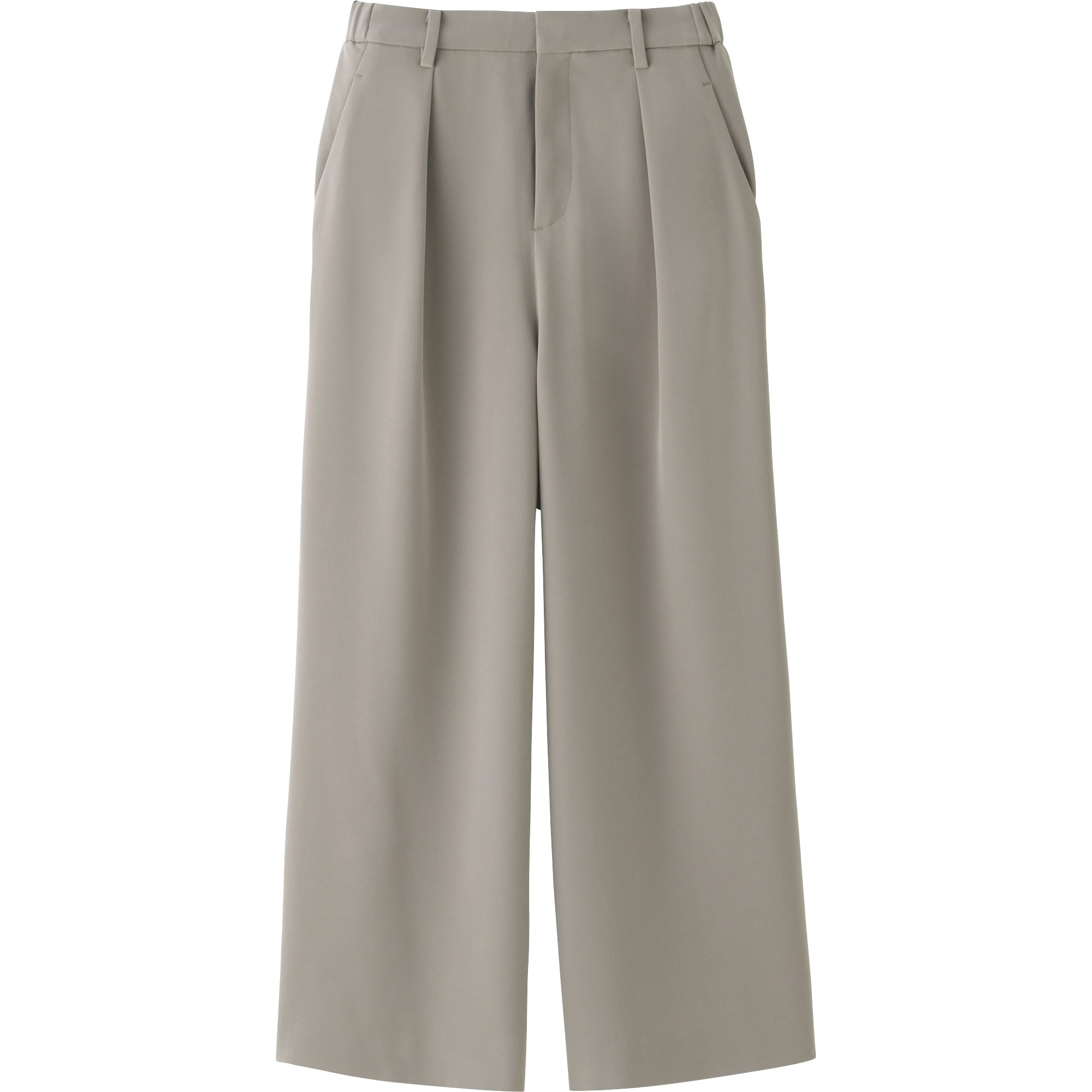 WOMEN DRAPE WIDE LEG TAPERED ANKLE PANTS | UNIQLO US