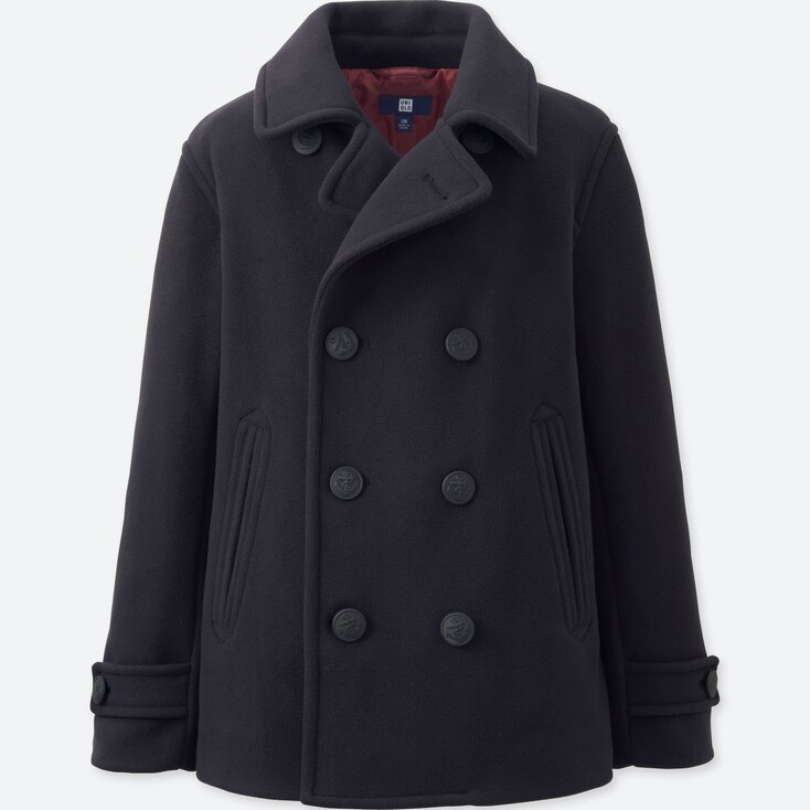BOYS FLEECE PEA COAT UNIQLO US