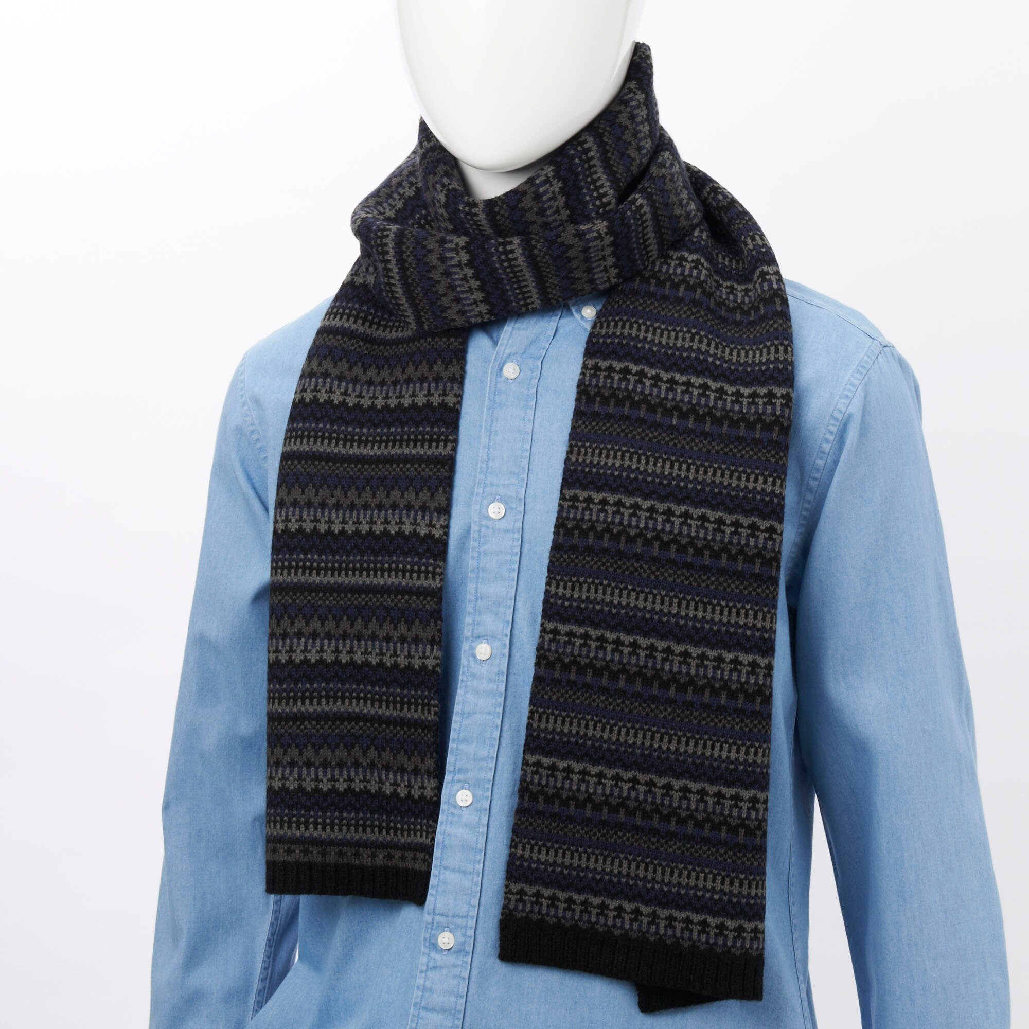 uniqlo green scarf