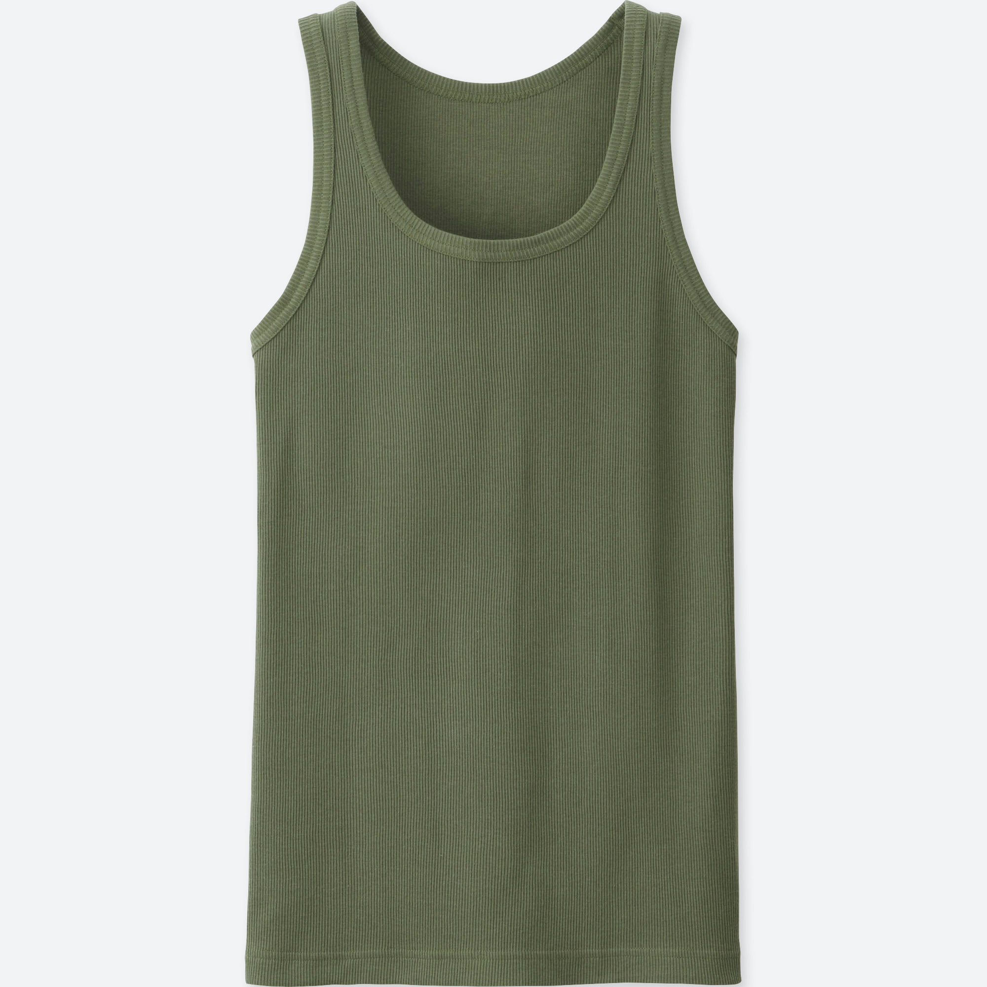 MEN PACKAGED DRY COLOR RIB TANK TOP UNIQLO US