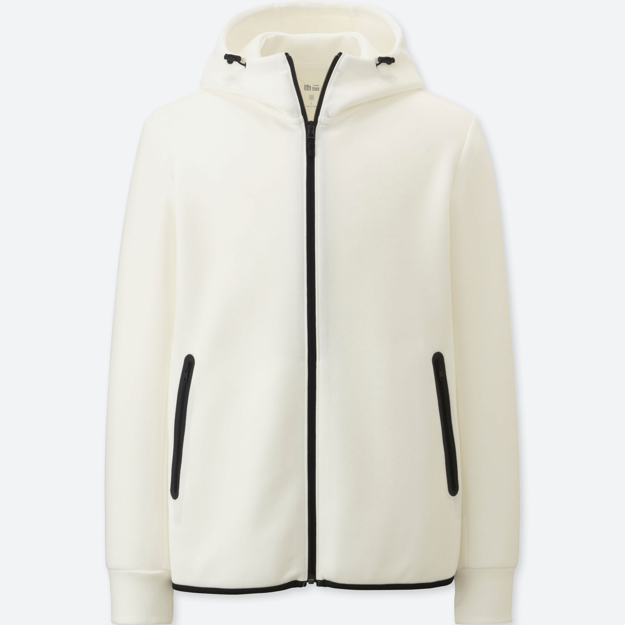 uniqlo dry stretch sweat full zip hoodie