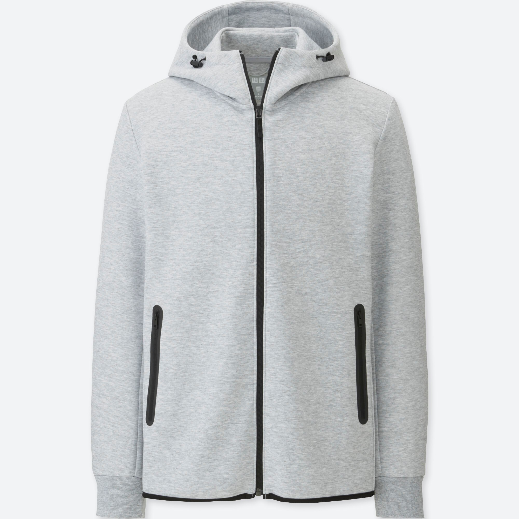 uniqlo sweat full zip long sleeve hoodie