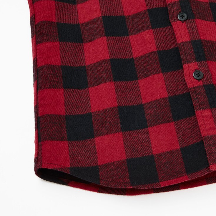 MEN HEAVY FLANNEL LONG SLEEVE SHIRT | UNIQLO US