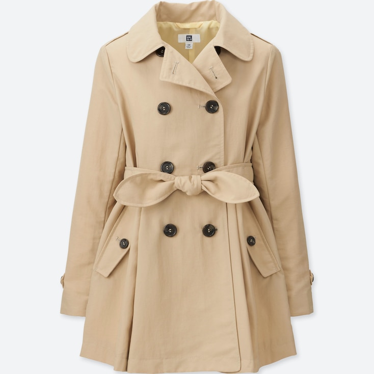 UNIQLO Women Relaxed Fit Short Trench Coat | StyleHint