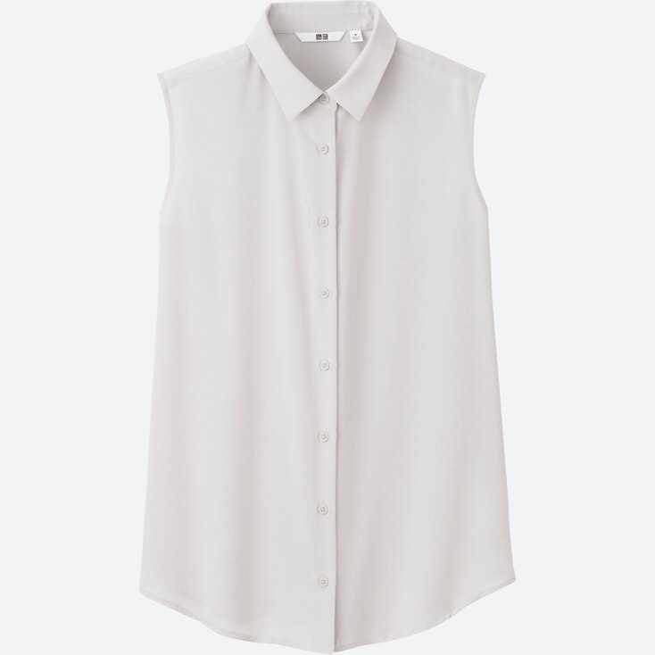 WOMEN RAYON SLEEVELESS BLOUSE | UNIQLO US