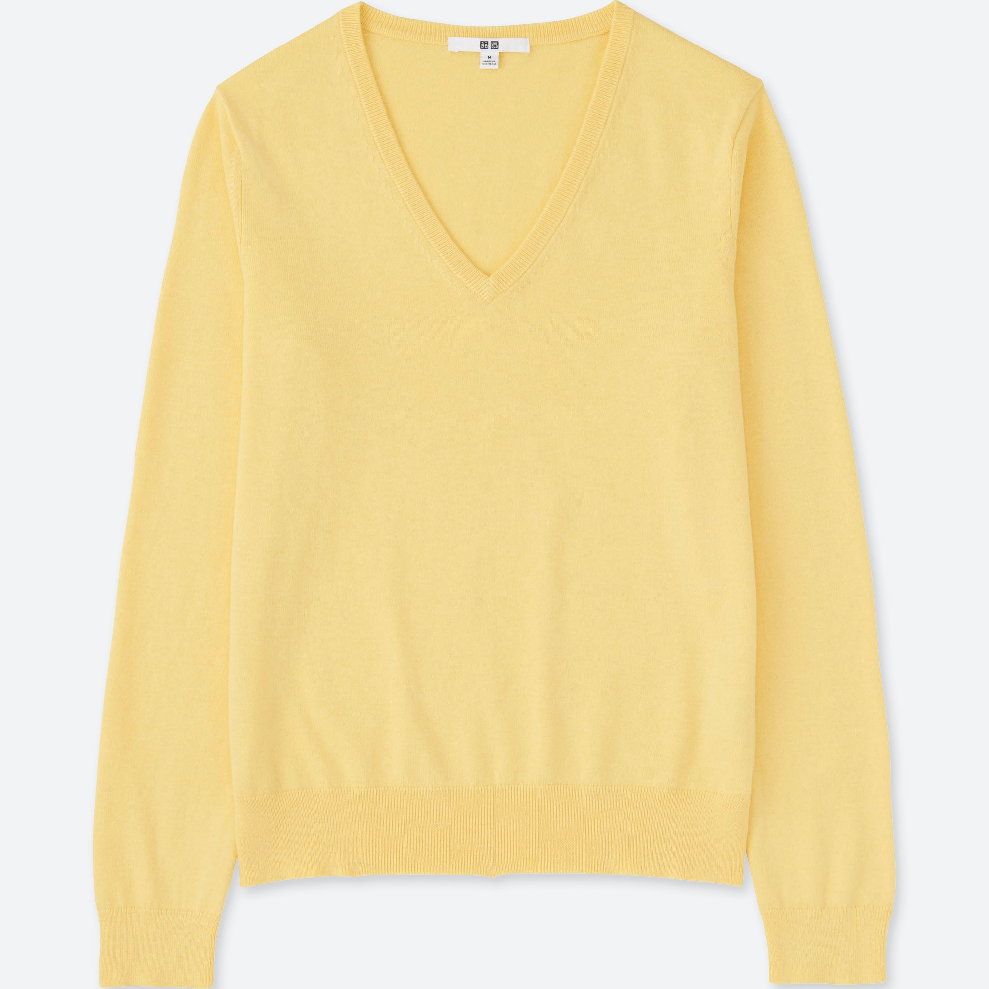 uniqlo women's cashmere v neck sweater