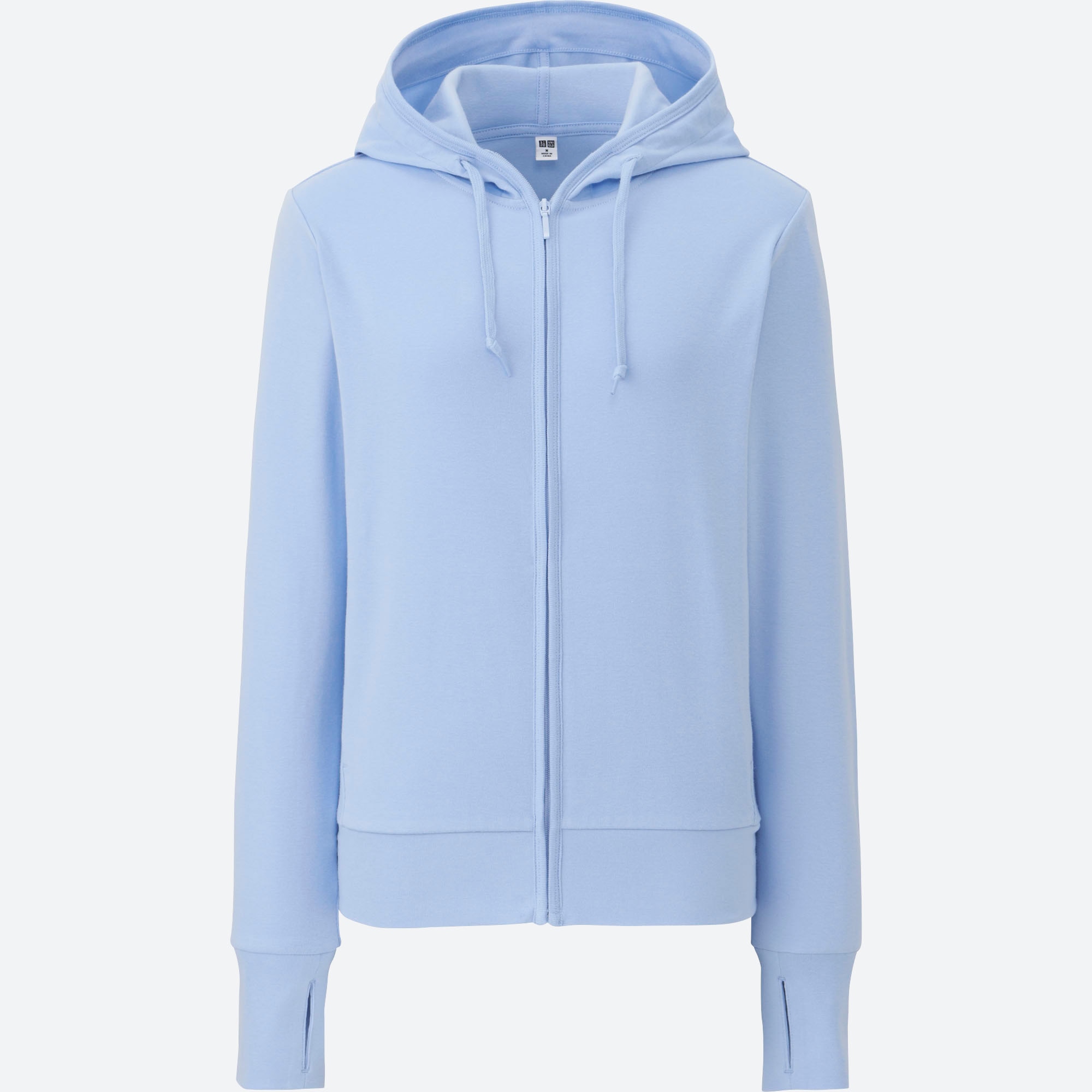 blue hoodie with zipper