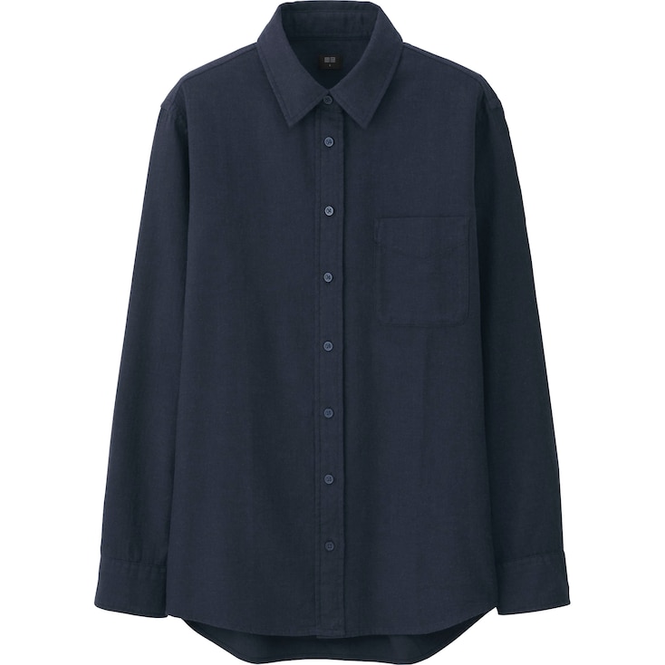 WOMEN FLANNEL LONG SLEEVE SHIRT | UNIQLO US