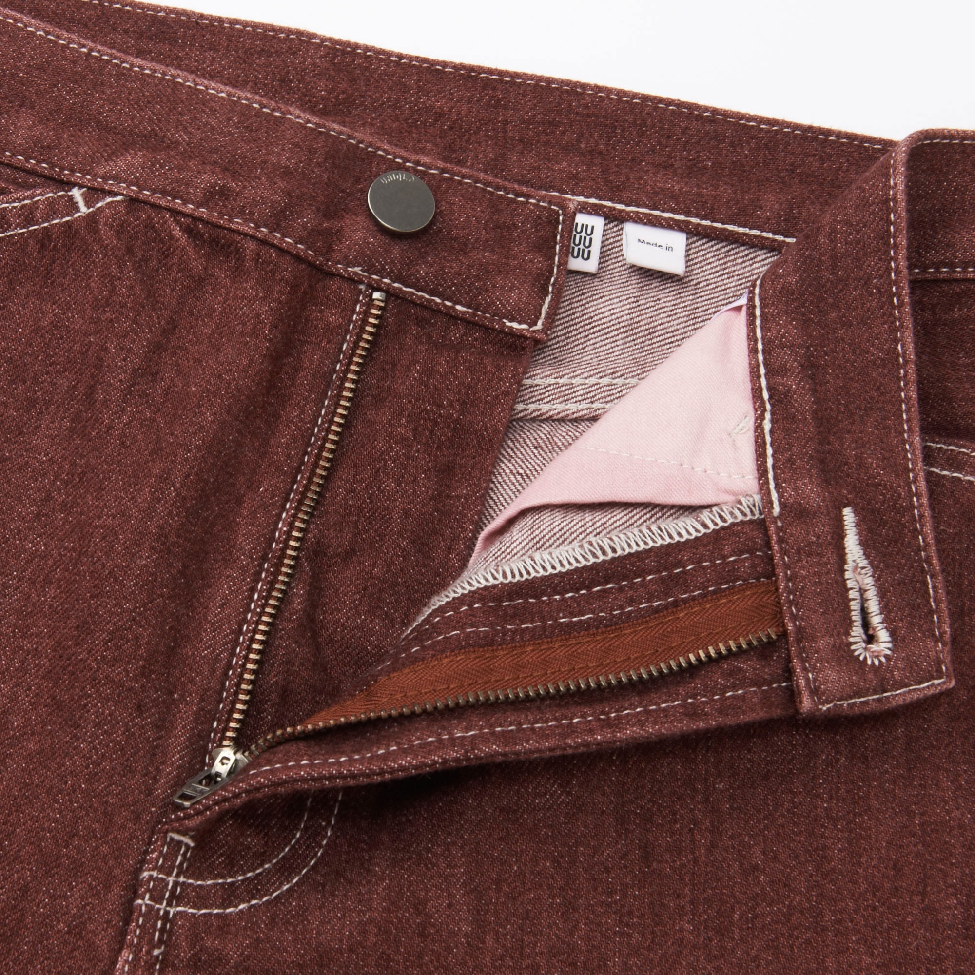 uniqlo brown jeans