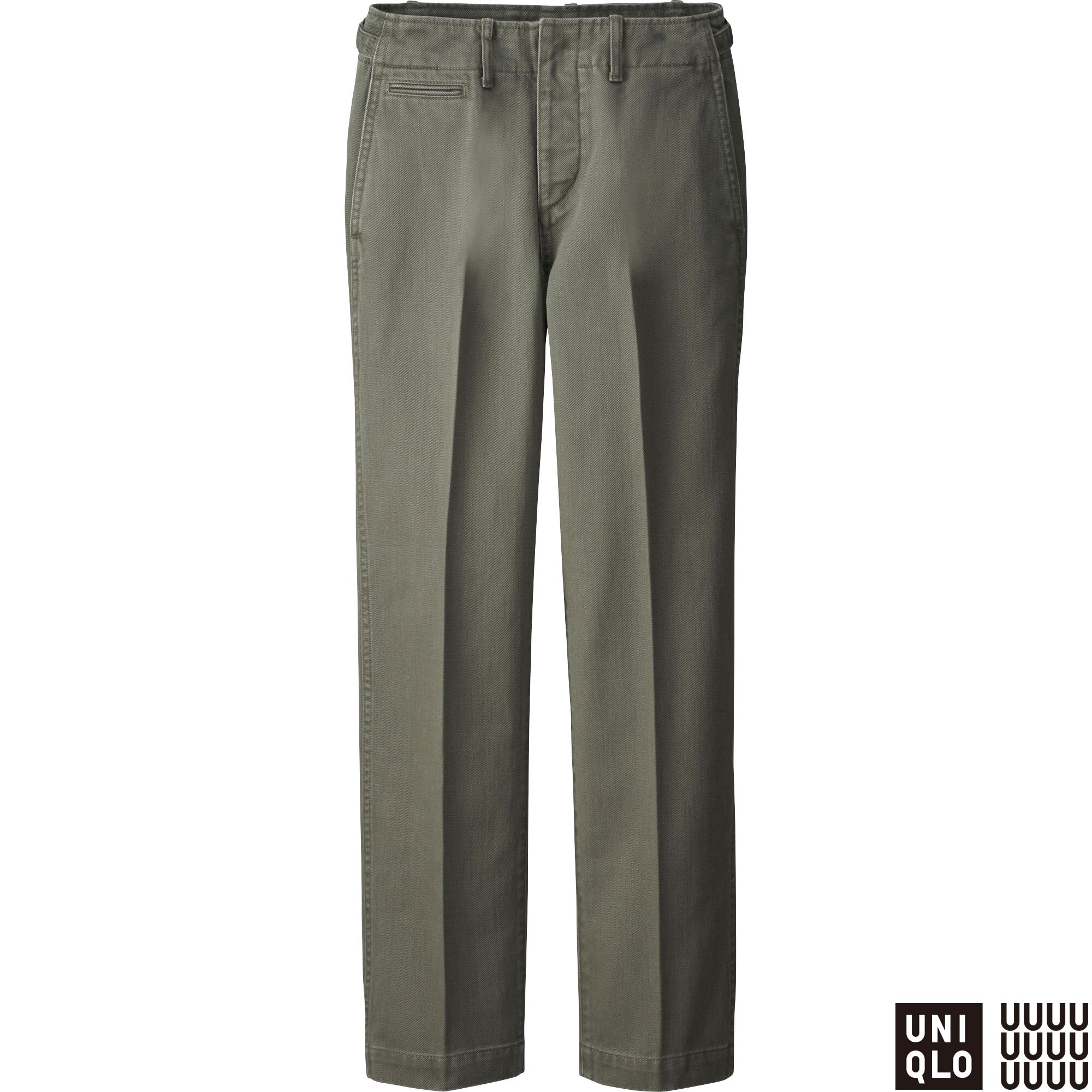 women's gray chino pants