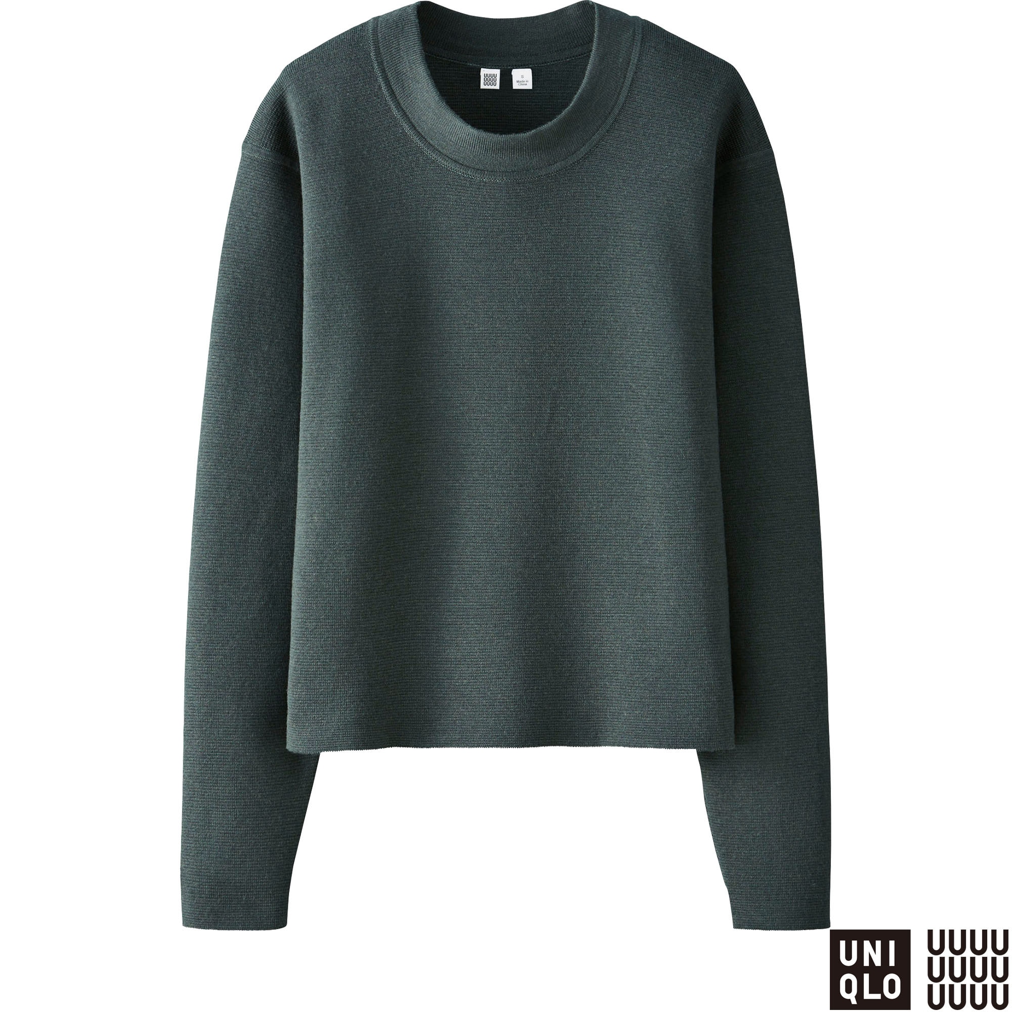 WOMEN U MILANO RIBBED CREWNECK SWEATER | UNIQLO US