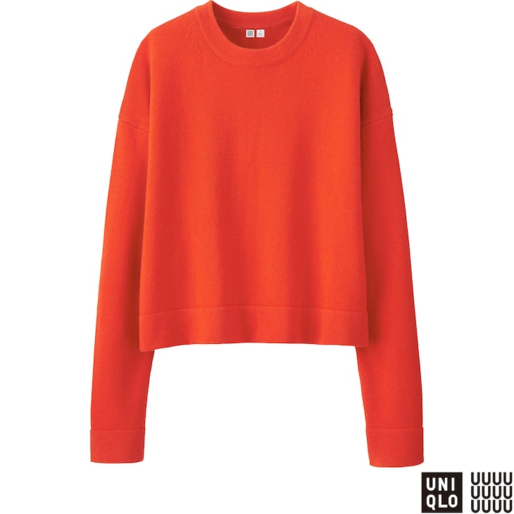 UNIQLO Women 100 Extra Fine Merino Crew Neck Jumper (2019 Season