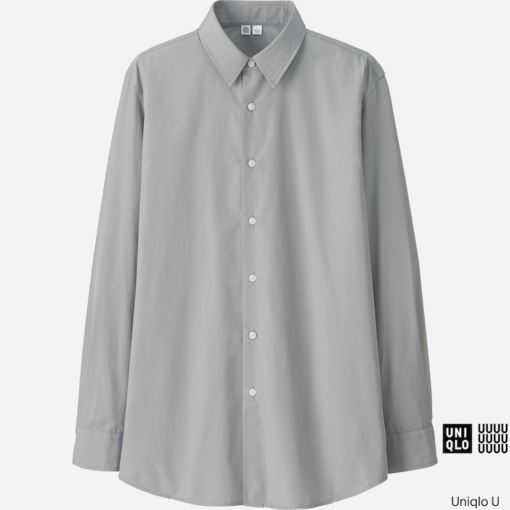 MEN U EXTRA FINE COTTON BROADCLOTH LONG-SLEEVE SHIRT | UNIQLO US