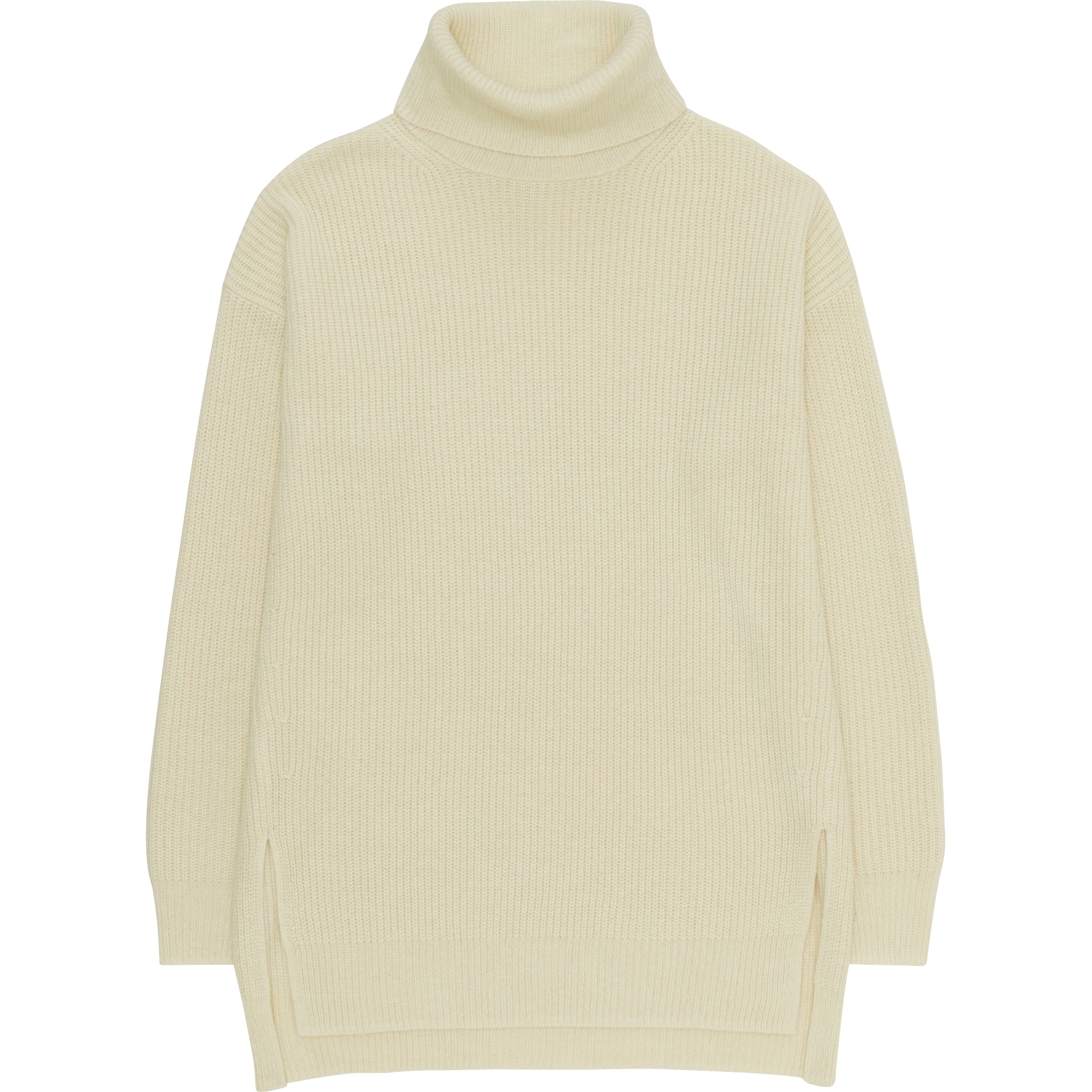 white turtleneck tunic