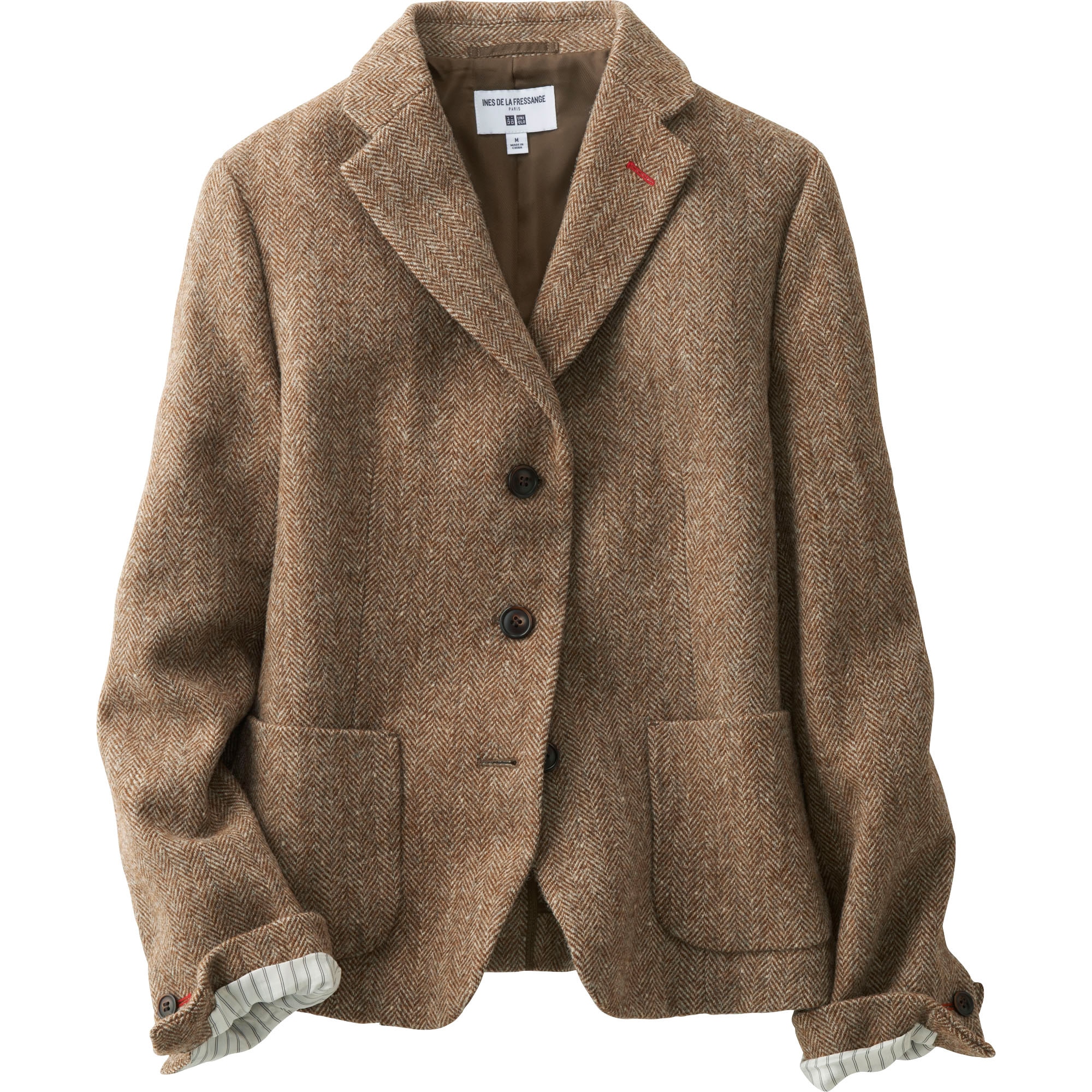 WOMEN IDLF SOFT TWEED JACKET UNIQLO US