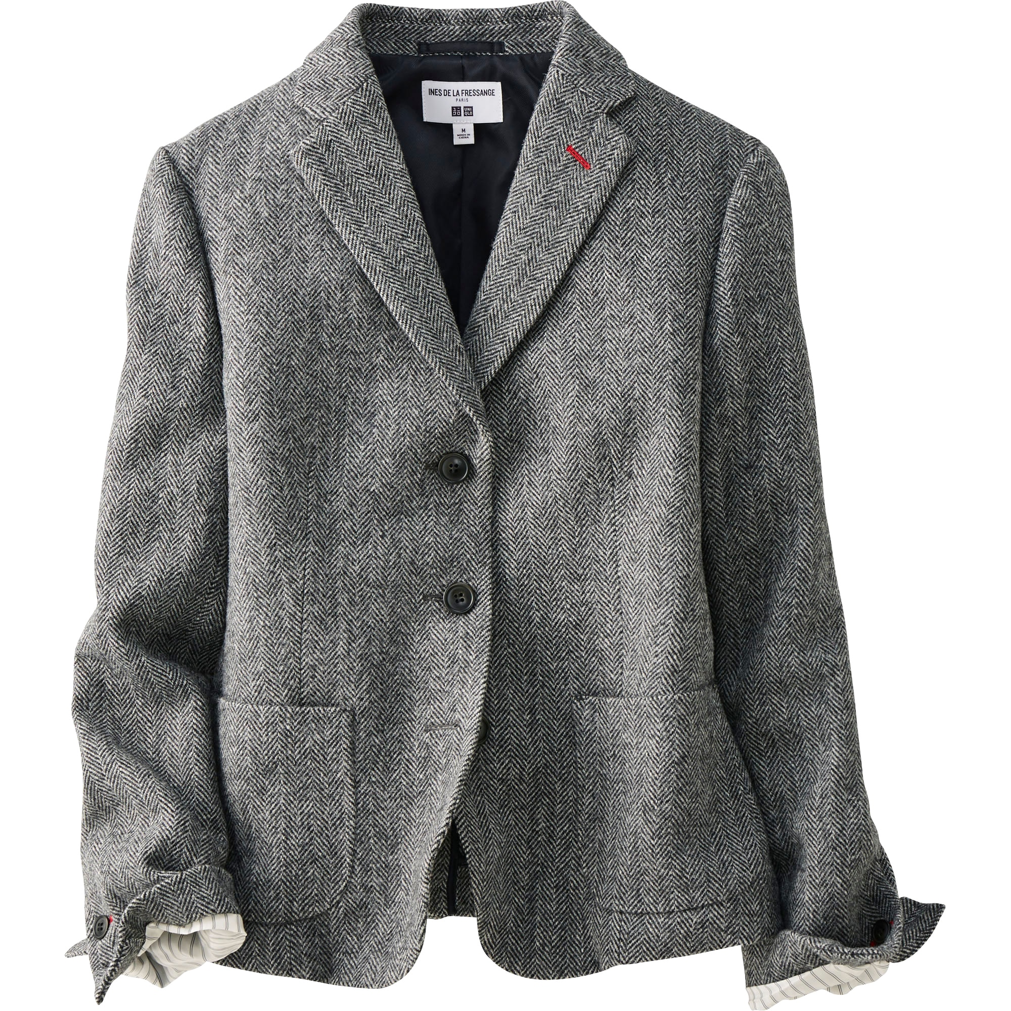 WOMEN IDLF SOFT TWEED JACKET UNIQLO US