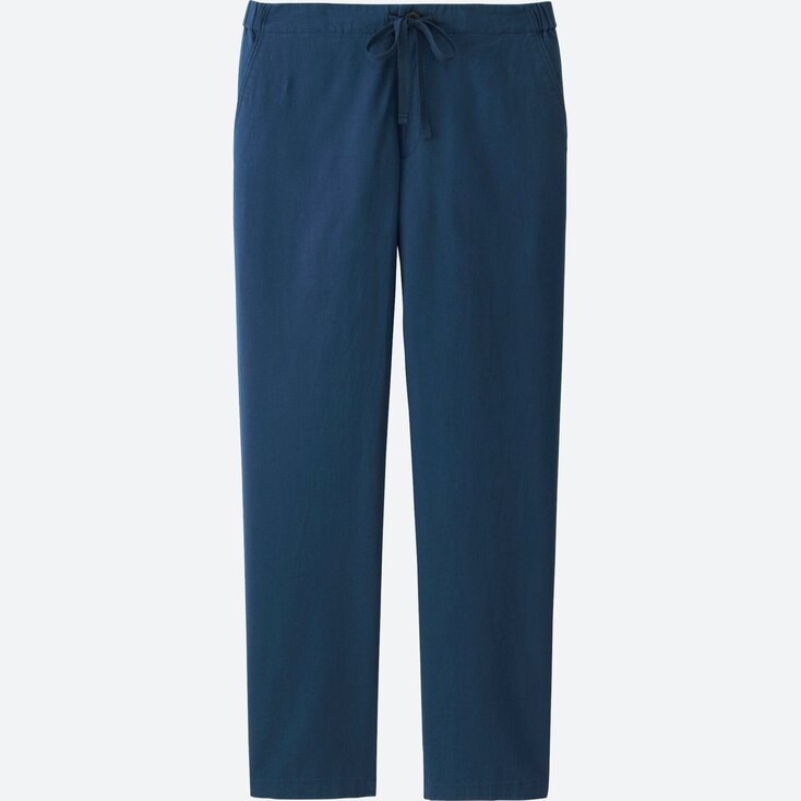 WOMEN COTTON LINEN RELAXED PANTS | UNIQLO US