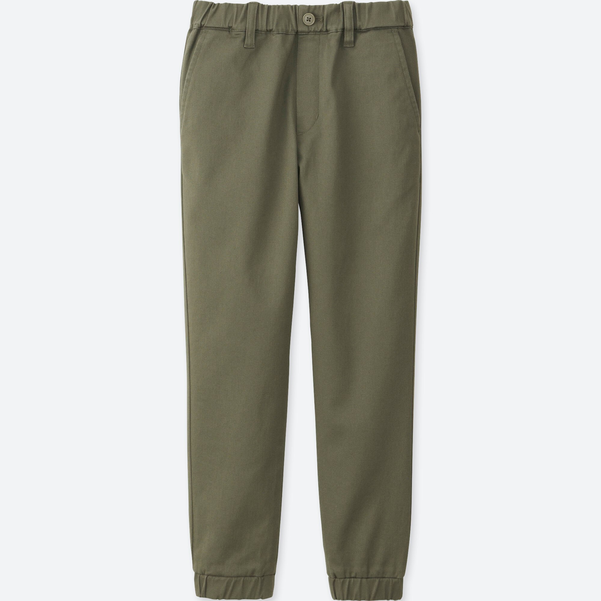 twill jogger pants