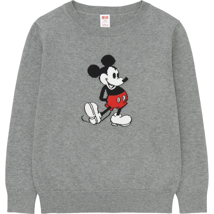 Uniqlo Kids Disney Collection Crew Neck Long Sleeve Sweater Stylehint