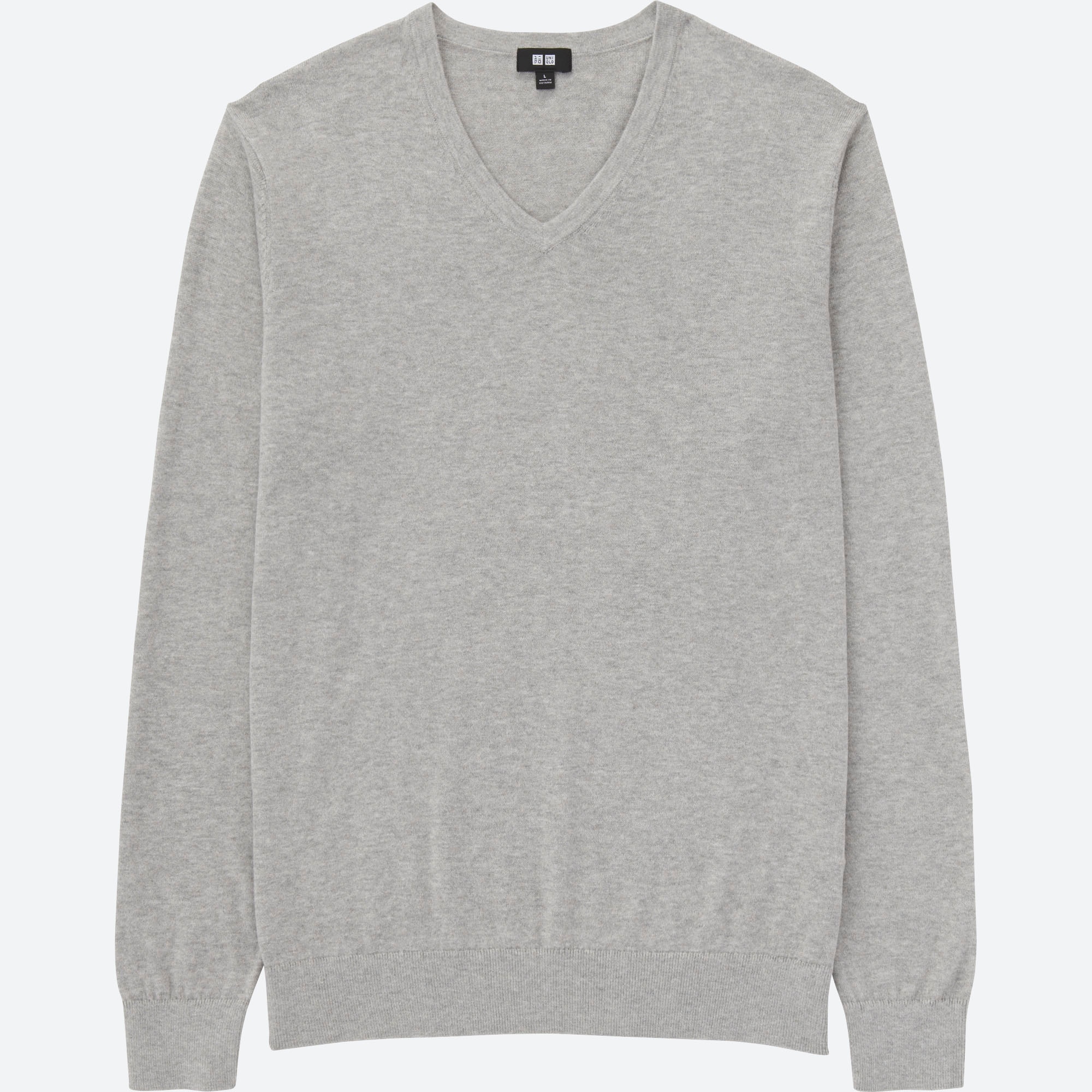 MEN COTTON CASHMERE VNECK SWEATER UNIQLO US